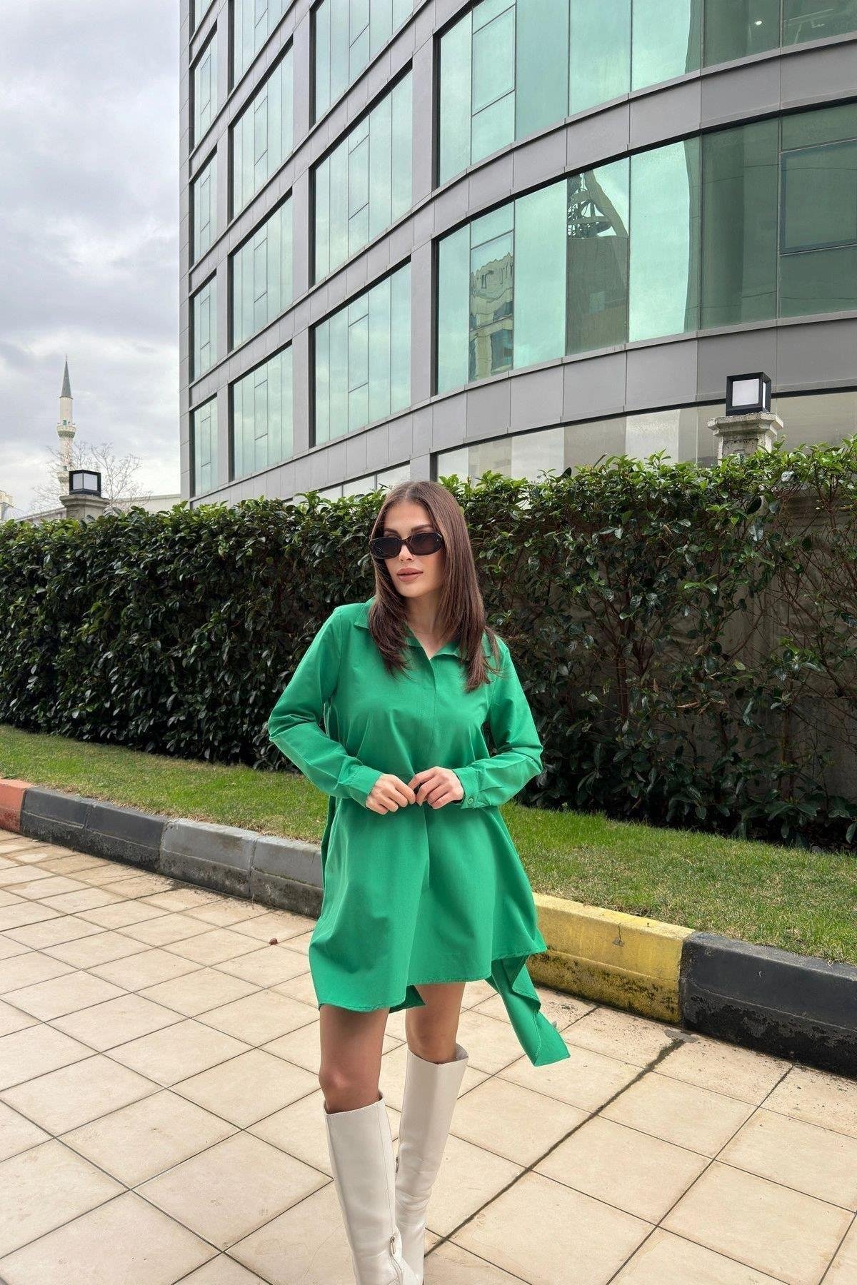 Kadın Yeşil Tunik - 700-K4912