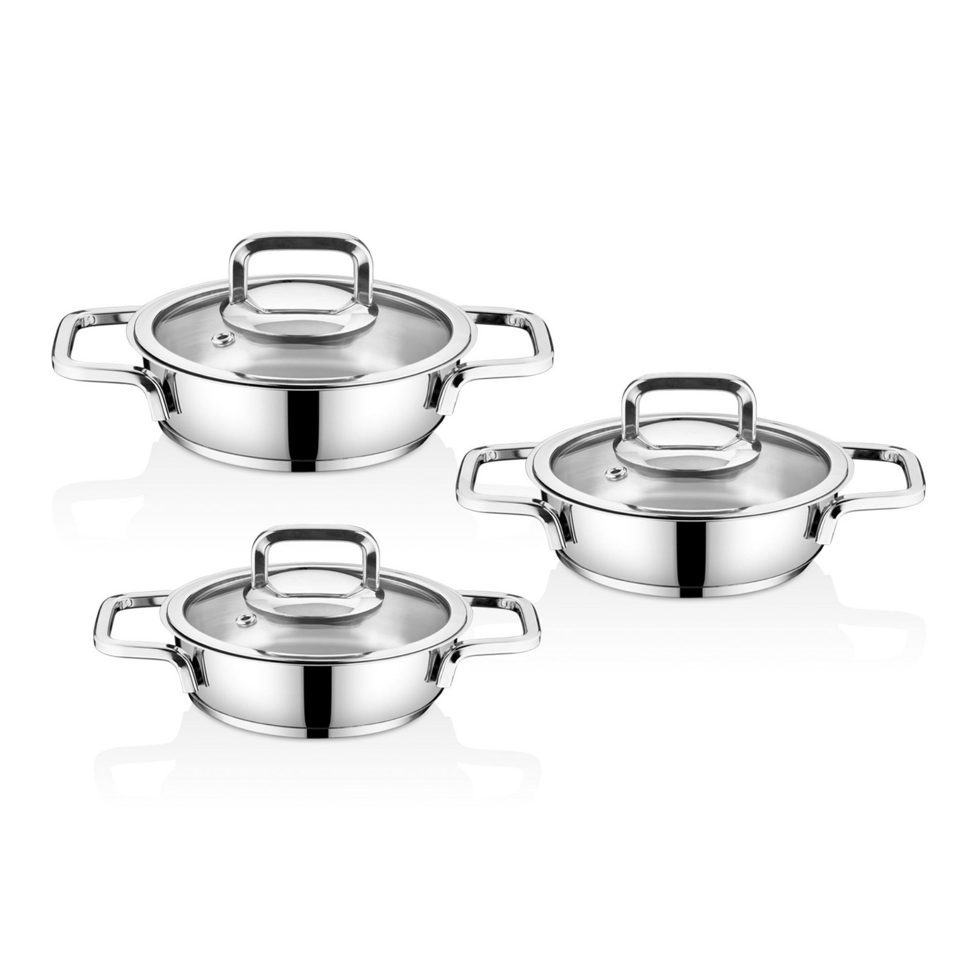 Vento 6 Parça Çelik Sahan Set