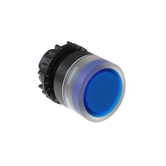CSW-BFI4-10000000-FE26-3VF Işıklı Yaylı Buton 1NA 24DC / AC LED Mavi 