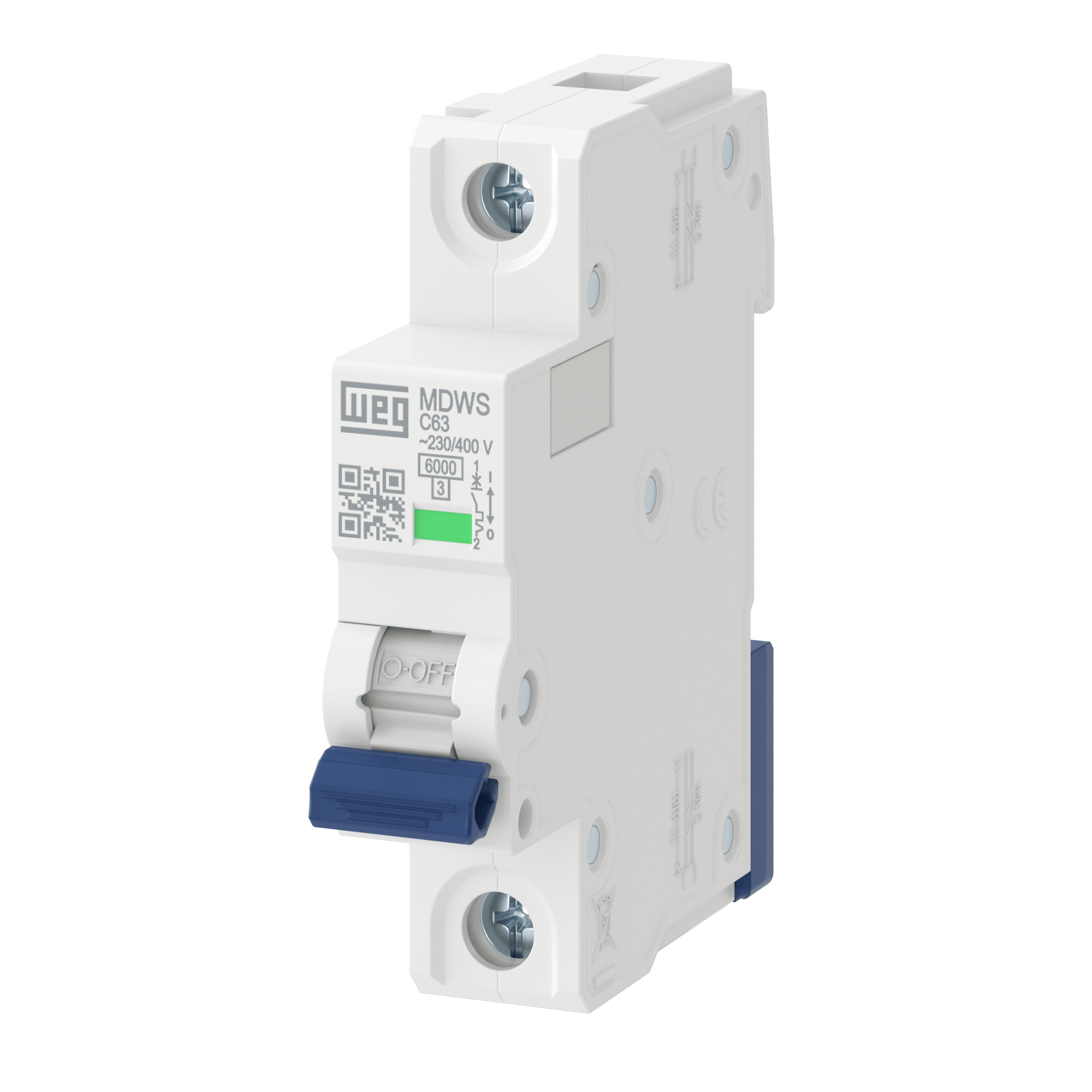MDWS-C2-1 1P, 2A, C Eğrisi, 6kA Otomatik Sigorta