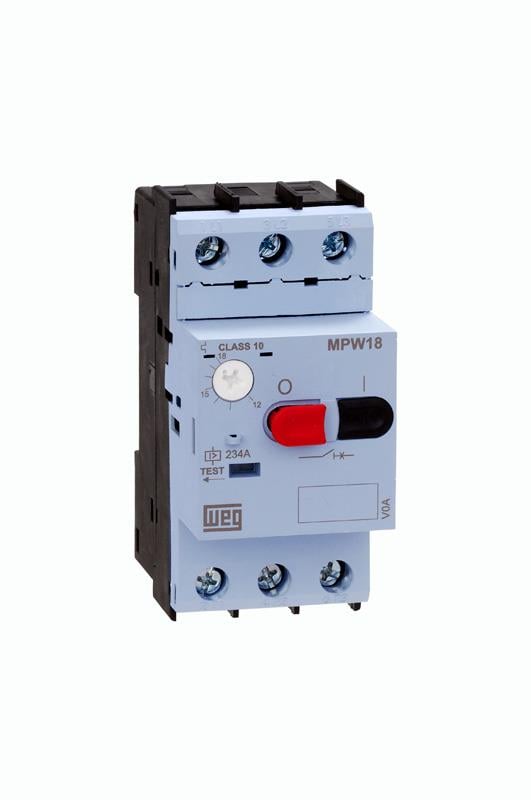 MPW18-3-U018 7,5kW, 12…18A, 10kA, 18A Anma Akımı, Motor Koruma Şalteri