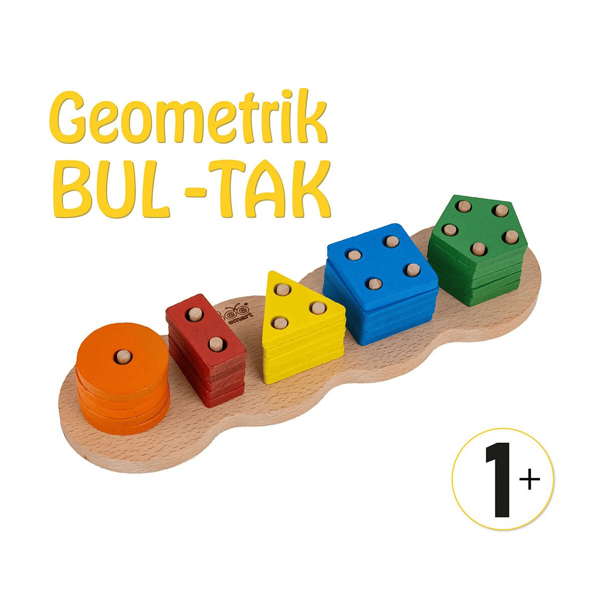 Ahşap Geometrik Şekiller 5'li