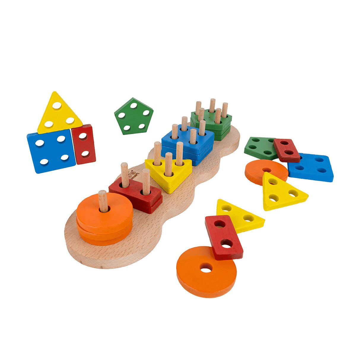 Ahşap Geometrik Şekiller 5'li
