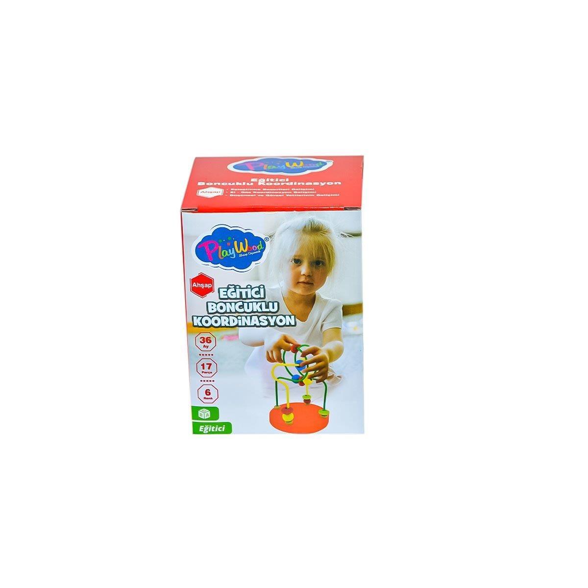 Ahşap Kutuda Mini Boncuklu Koordinasyon