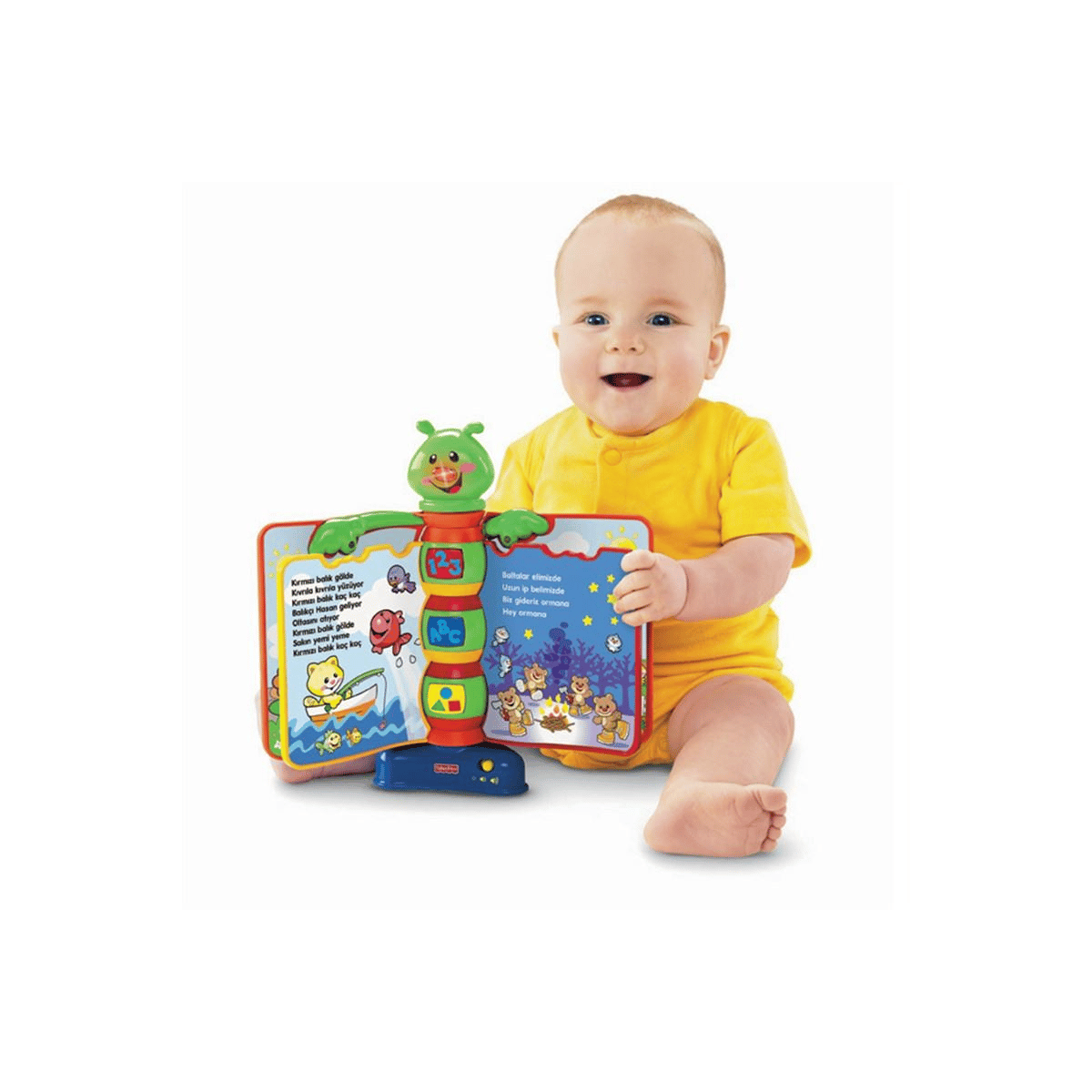 Fisher Price Eğitici Masalcı Tırtıl Alfabeyi Sayıları Renkleri ve İlk Kelimeleri Öğreten Eğitici Oyuncak