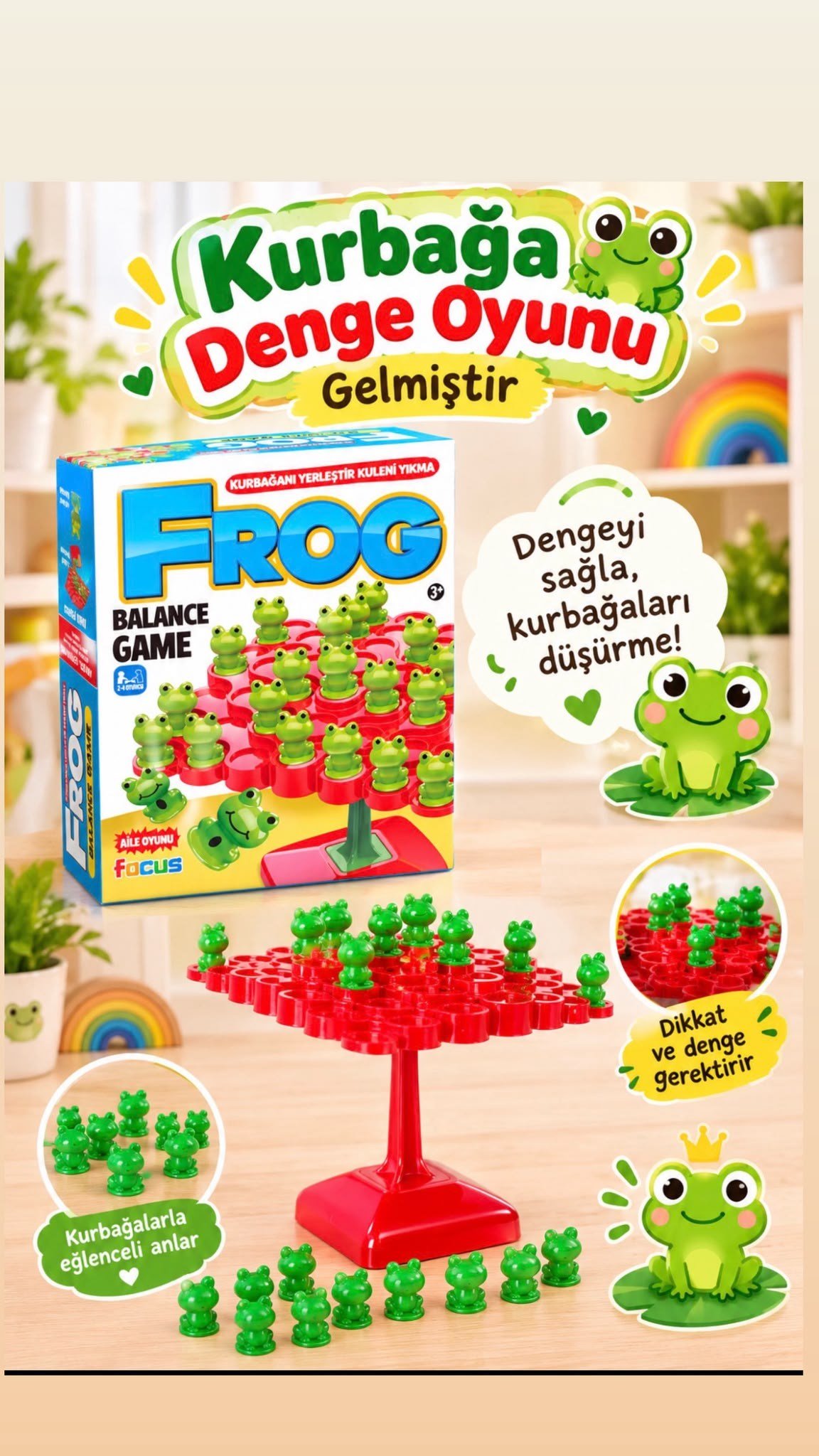 Frog Balance Kutu Oyunu