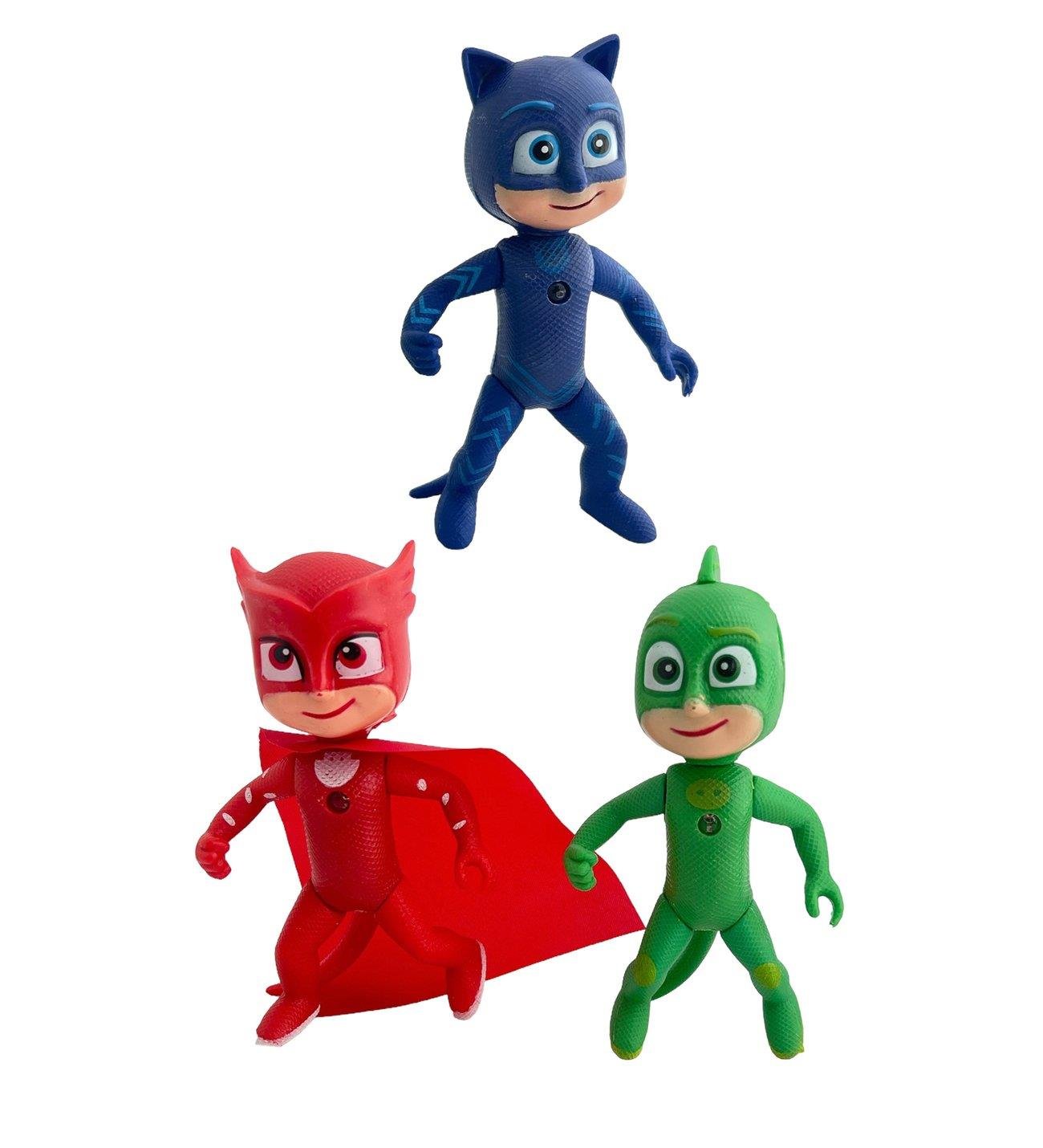 Pijamaskeliler Büyük Boy Karakterler Pjmasks Oyuncak 3lü Set