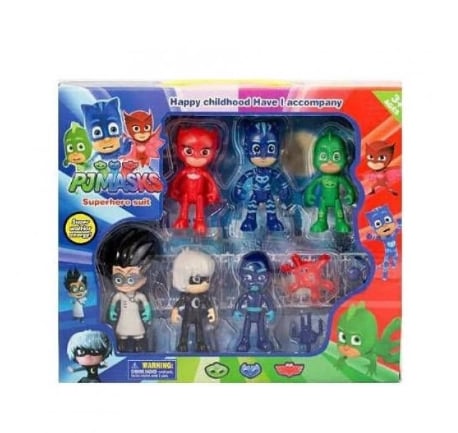 Pijamaskeliler Pjmasks Figür Oyuncak 10 Lu Set Pijamasks Figur