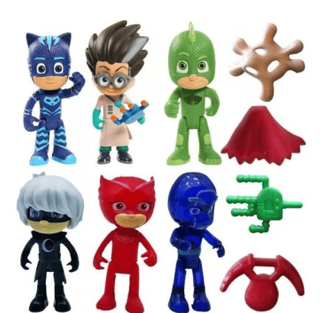 Pijamaskeliler Pjmasks Figür Oyuncak 10 Lu Set Pijamasks Figur