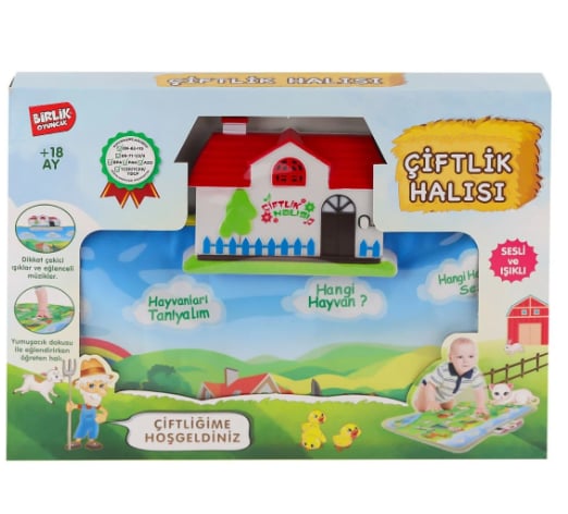 Sesli ve Işıklı Eğitici Çiftlik Halısı