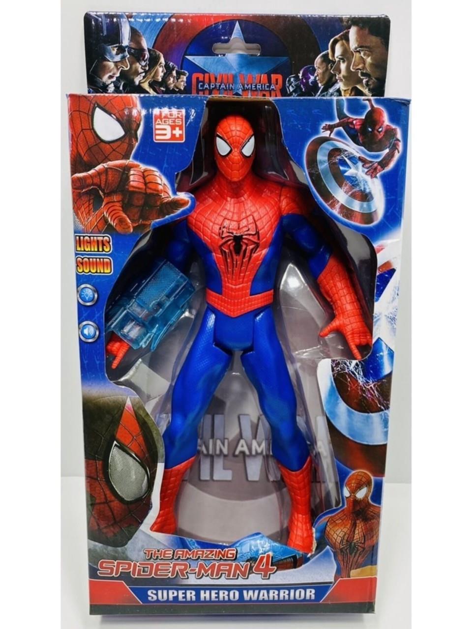 Spider Man Örümcek Adam 24.5 cm Işıklı Sesli Figür Oyuncak
