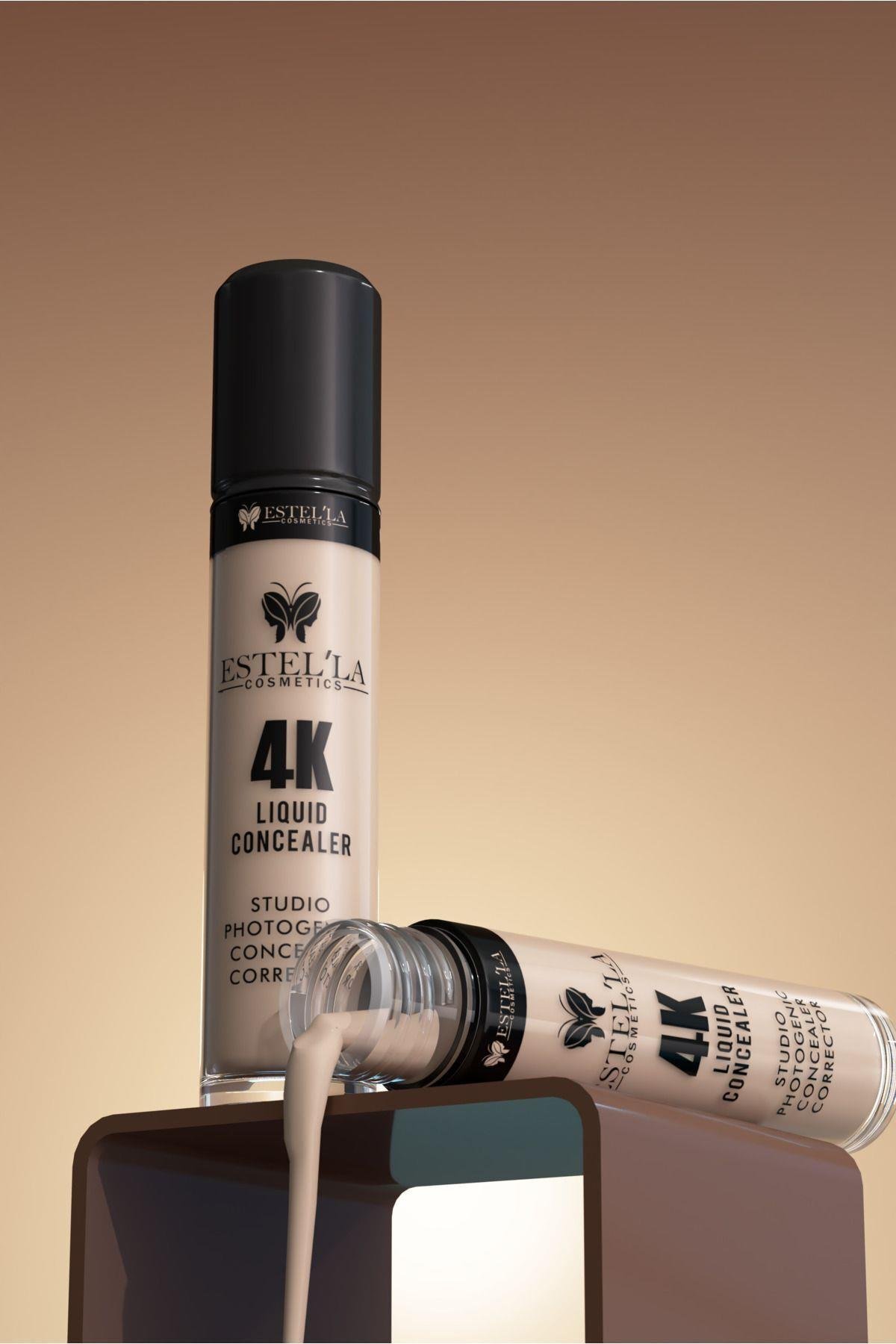 4K Liquid Concealer (Likit Kapatıcı) ile Fotojenik Görünüm, Cildinizdeki Kusurları Gizleyin.