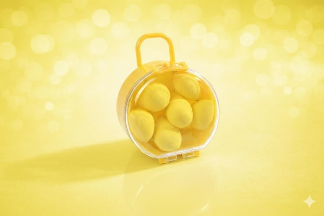 8li Seyehat Çantalı Mini Makyaj Süngeri