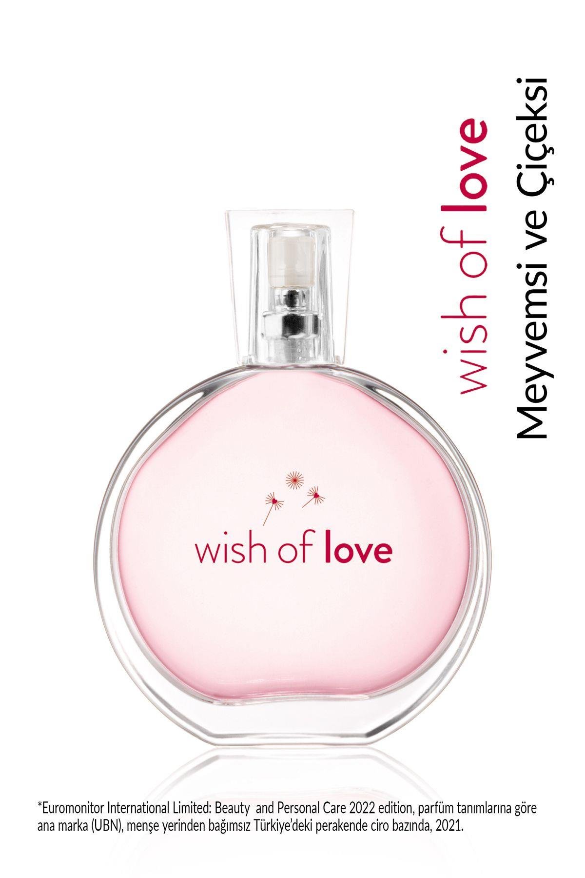 Wish Of Love Kadın Parfüm Edt 50 Ml. Üçlü Set