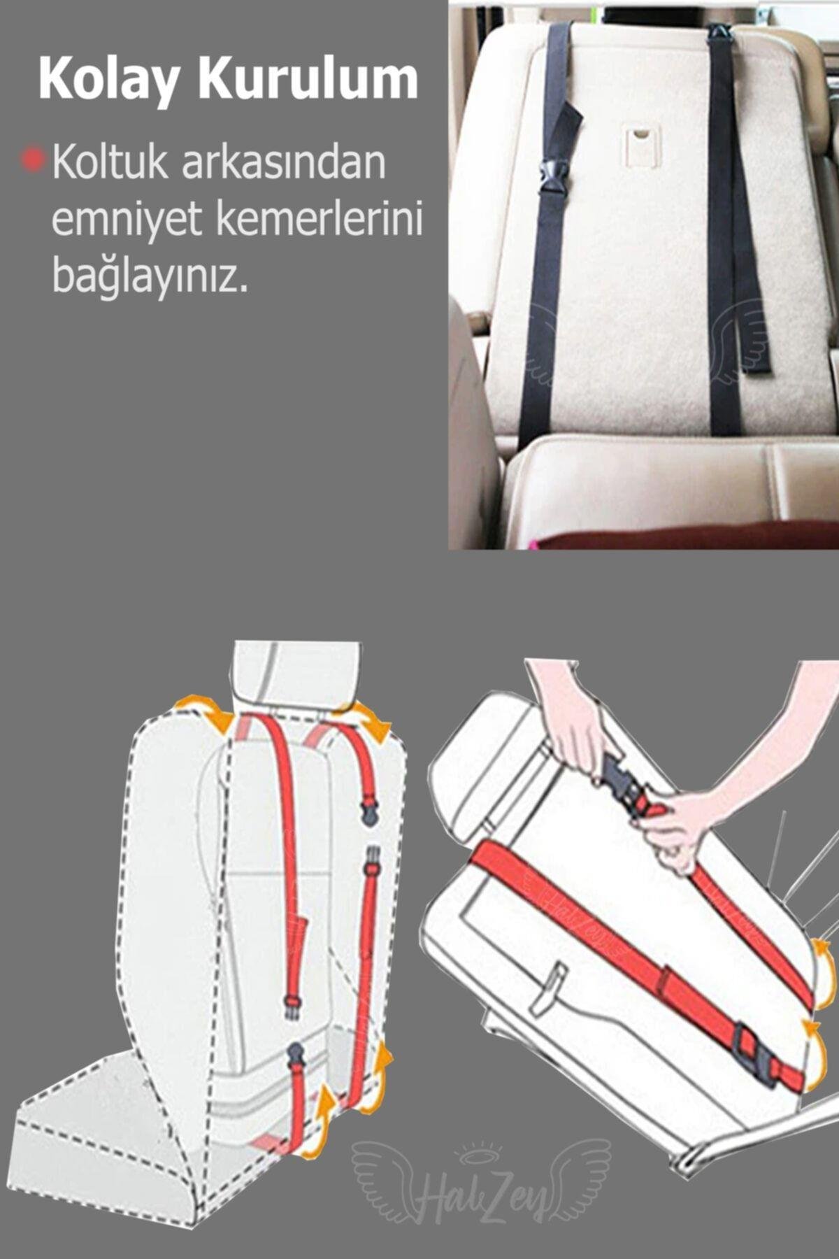 Bebek - Çoçuk Oto Koltuğu 3-12 Yaş Çoçuk Oto Koltuğu Emniyet Kemeri