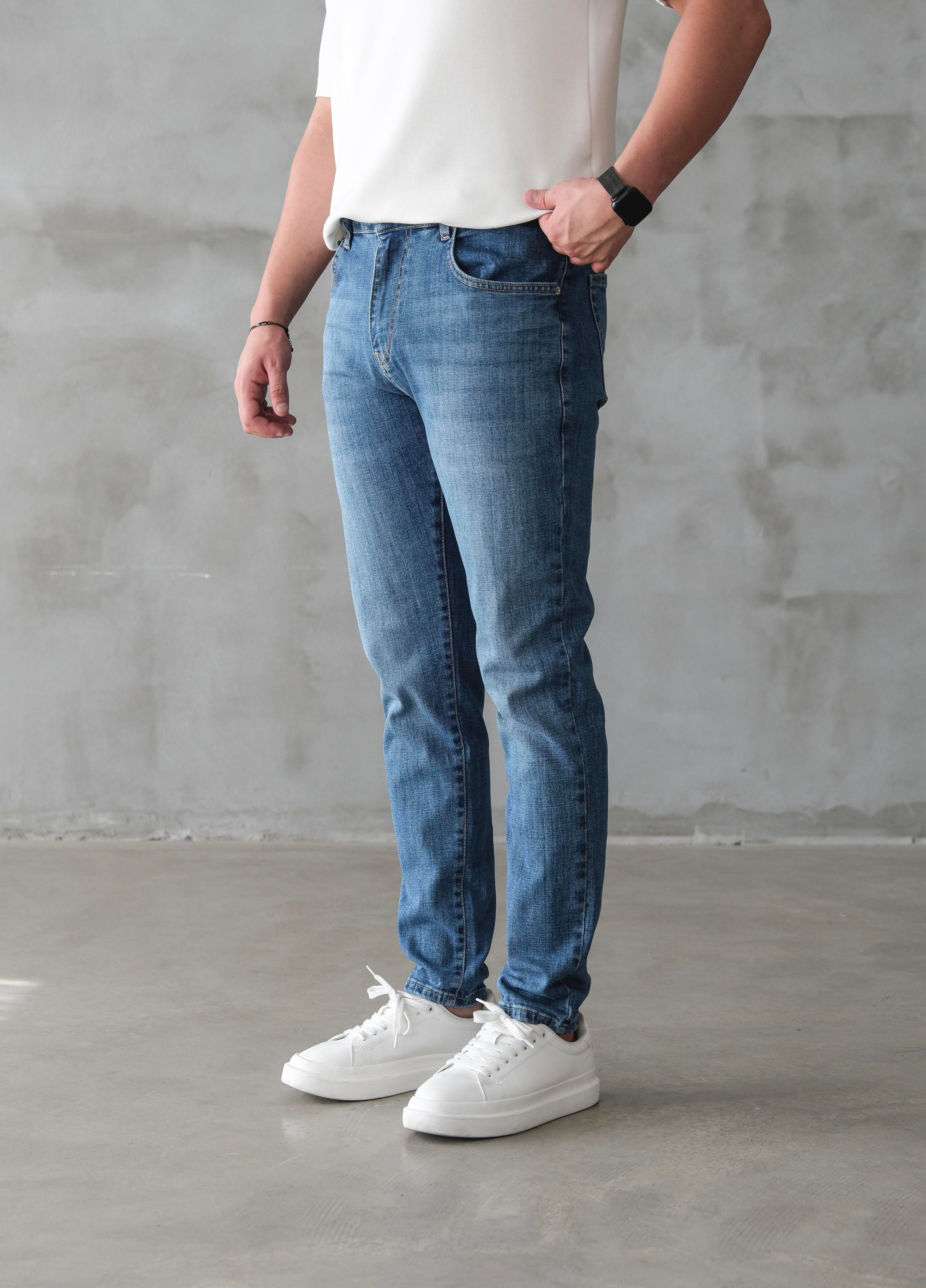 Koyu Mavi Slim Fit Kot Pantolon