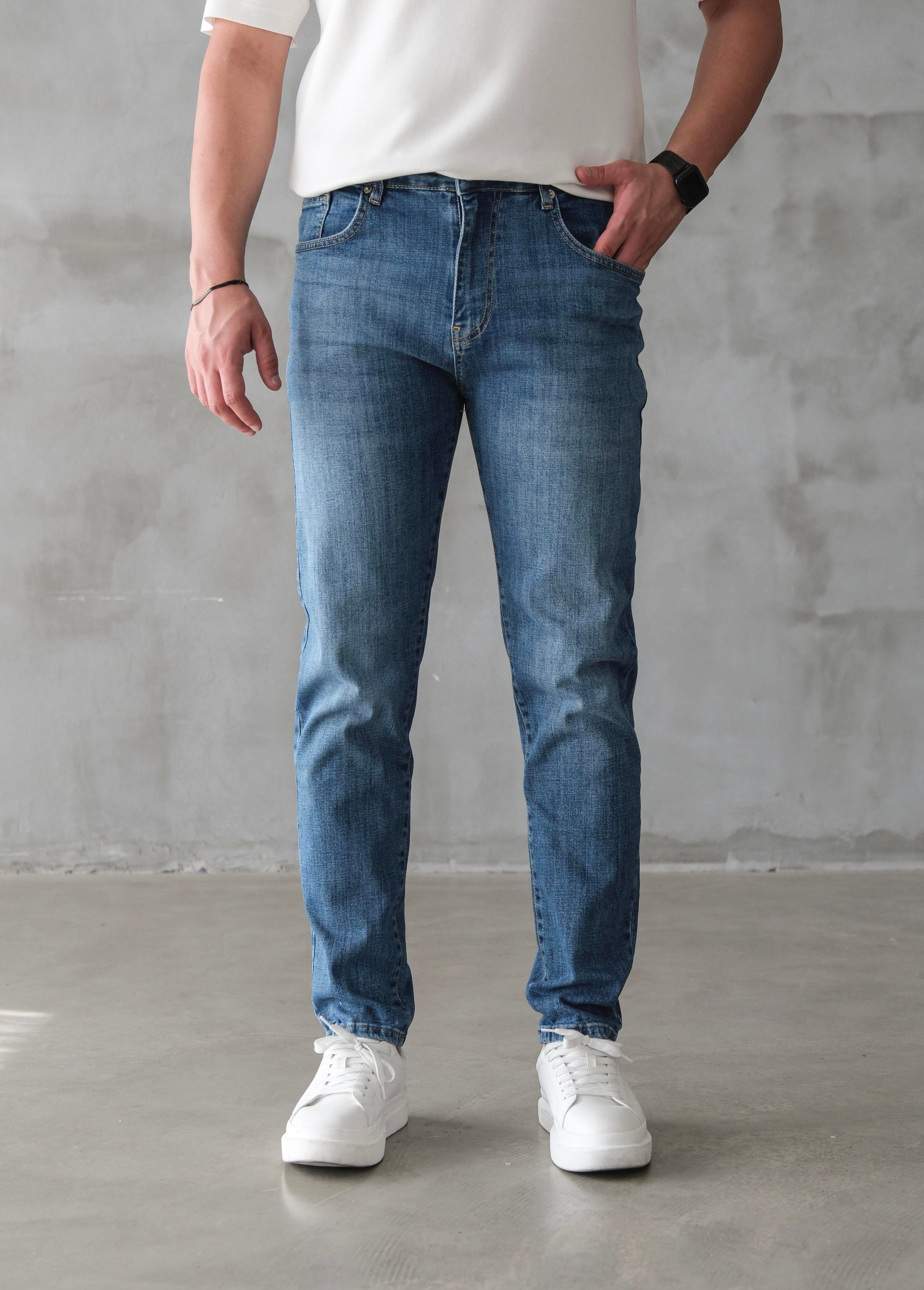 Koyu Mavi Slim Fit Kot Pantolon