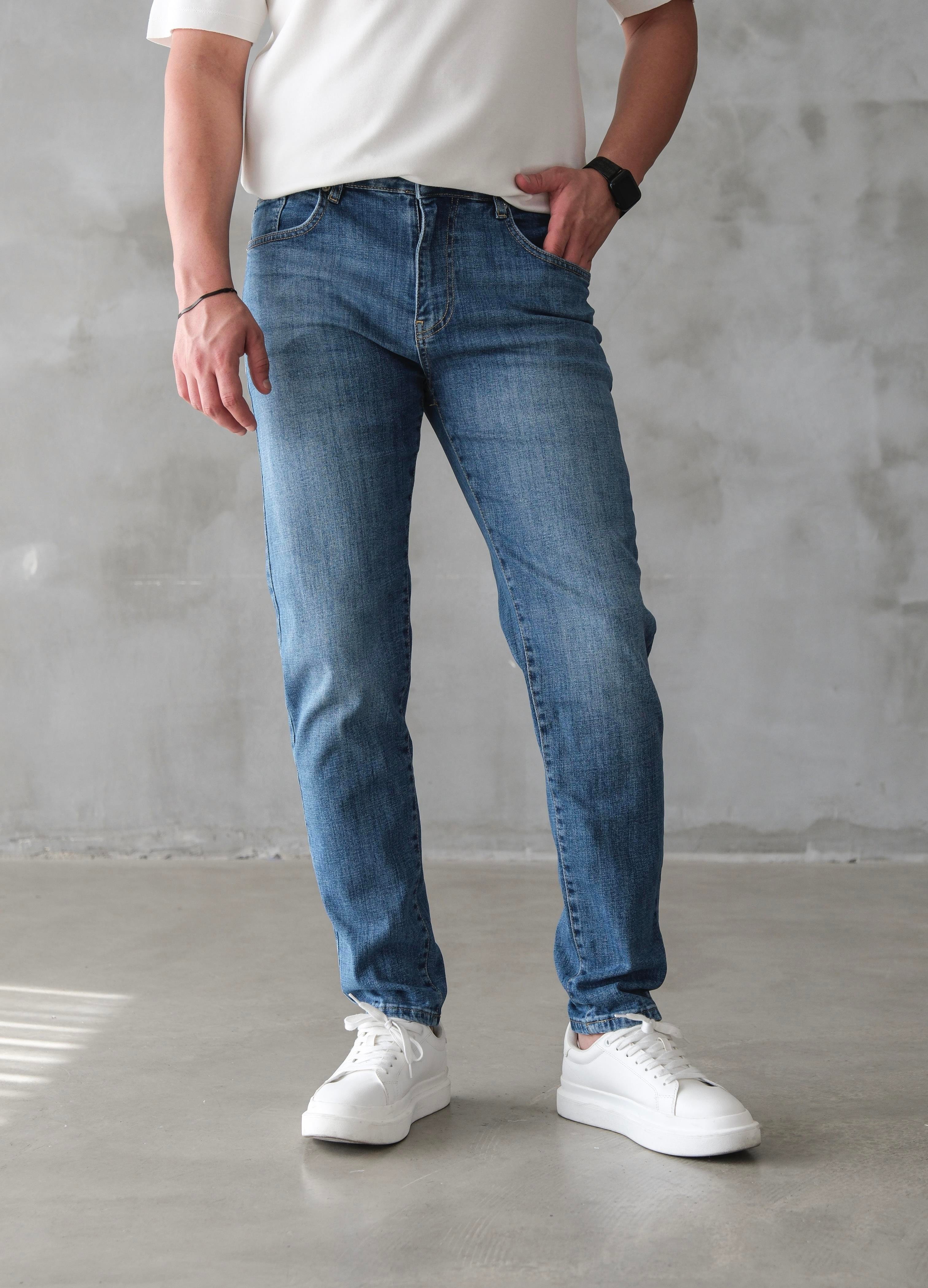 Koyu Mavi Slim Fit Kot Pantolon