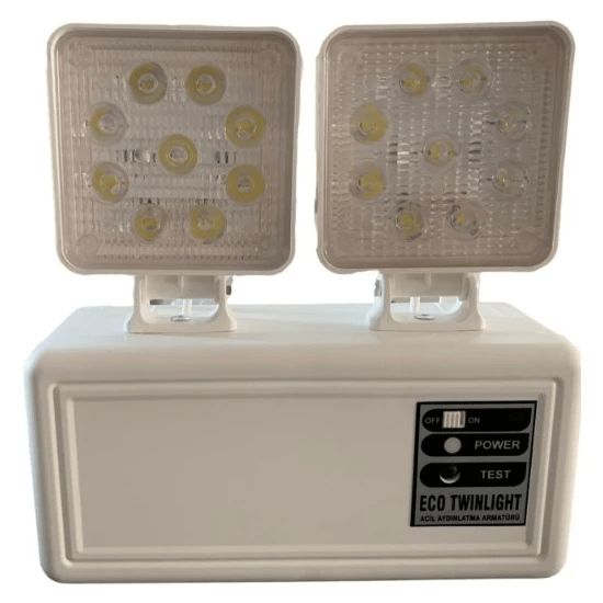 ECO TWINLIGHT 2X5 ACİL AYDINLATMA ARMATÜRÜ