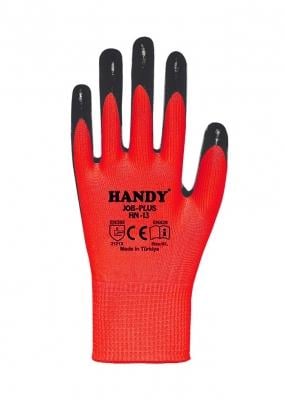 HN-13 JOB-PLUS NİTRİL ELDİVEN kırmızı