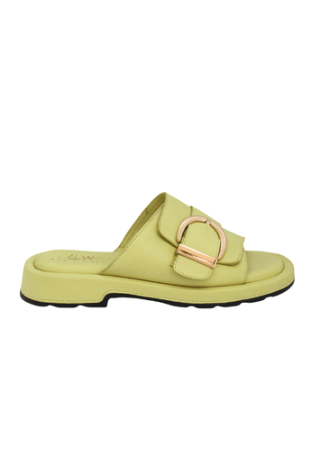 Let's Walk DUMİN KADIN AKSESUAR DETAYLI SANDALET FISTIK YESİLİ