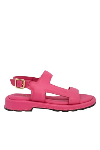 Let's Walk LYRA KADIN HAKİKİ DERİ SANDALET PEMBE