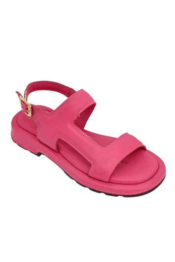 Let's Walk LYRA KADIN HAKİKİ DERİ SANDALET PEMBE