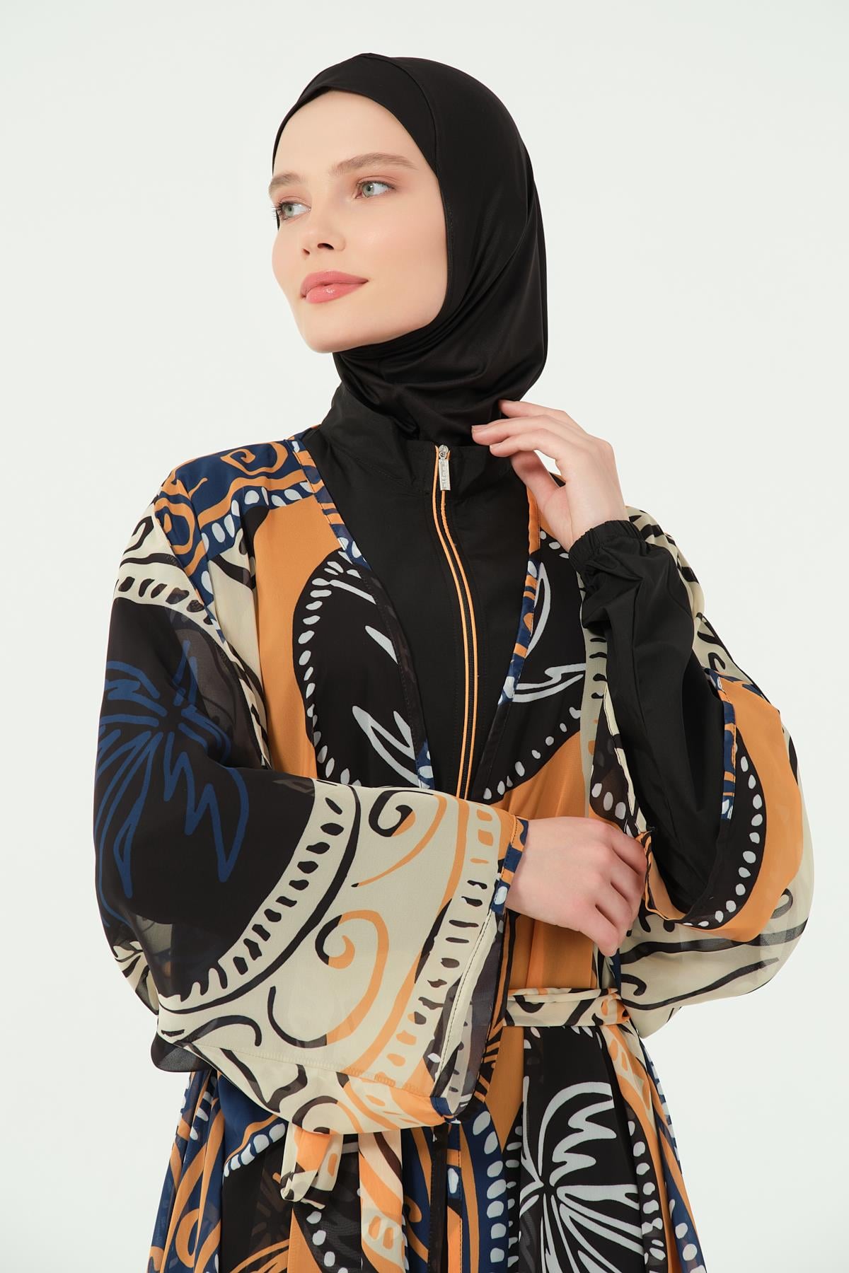 Adara Kemerli Pareo Siyah