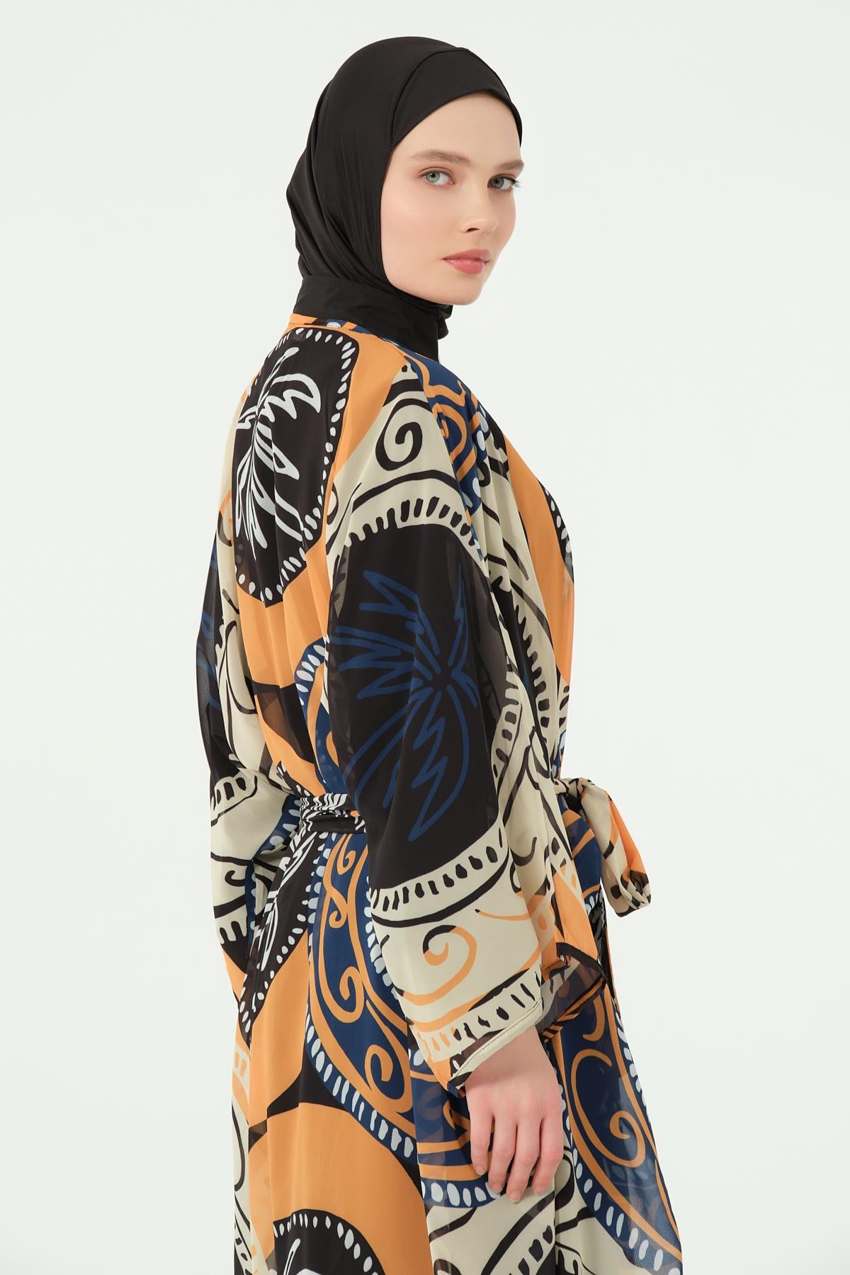 Adara Kemerli Pareo Siyah