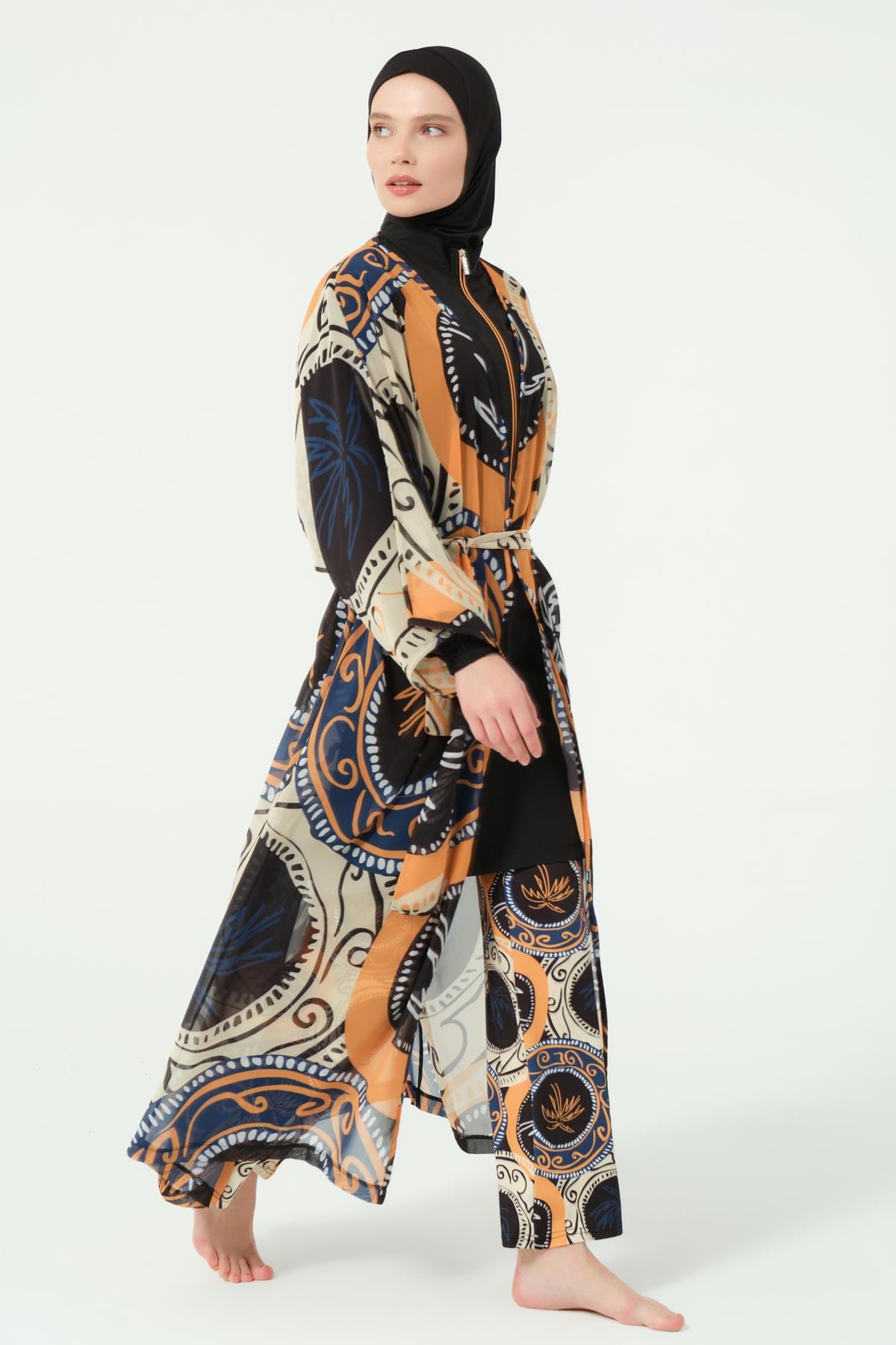 Adara Kemerli Pareo Siyah