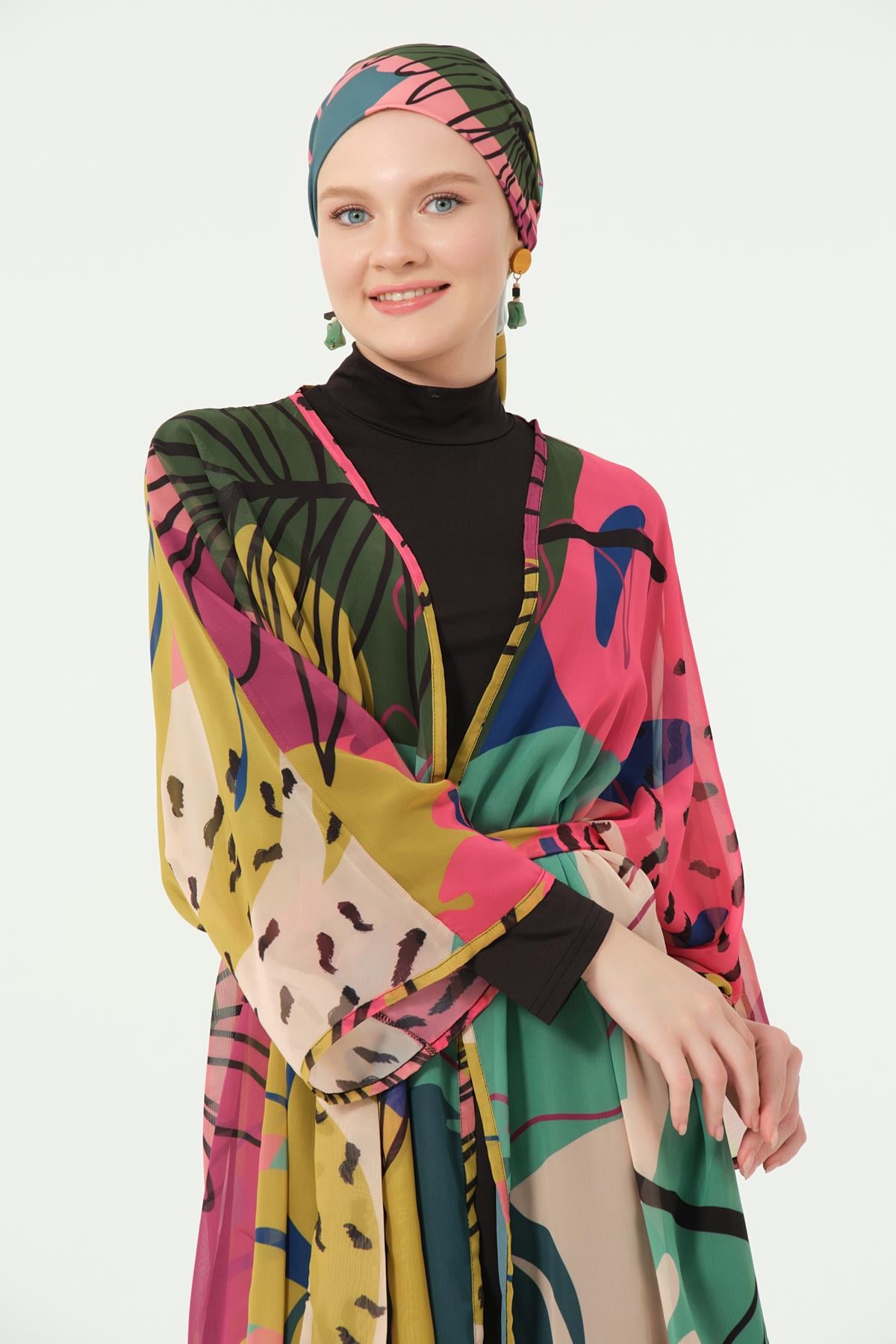 Nerina Kemerli Pareo Siyah