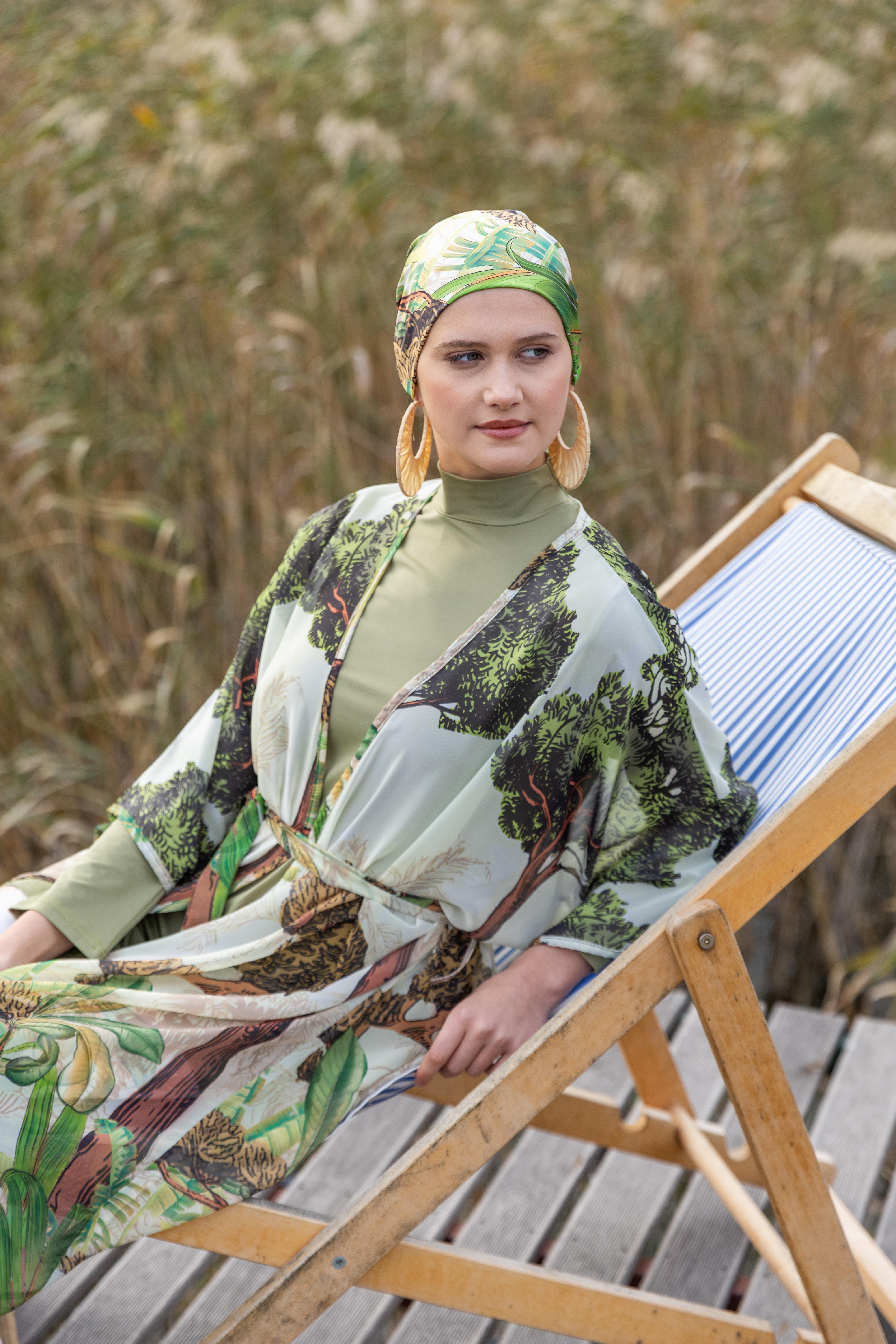 Silva Kemerli Pareo Zeytin Yeşili