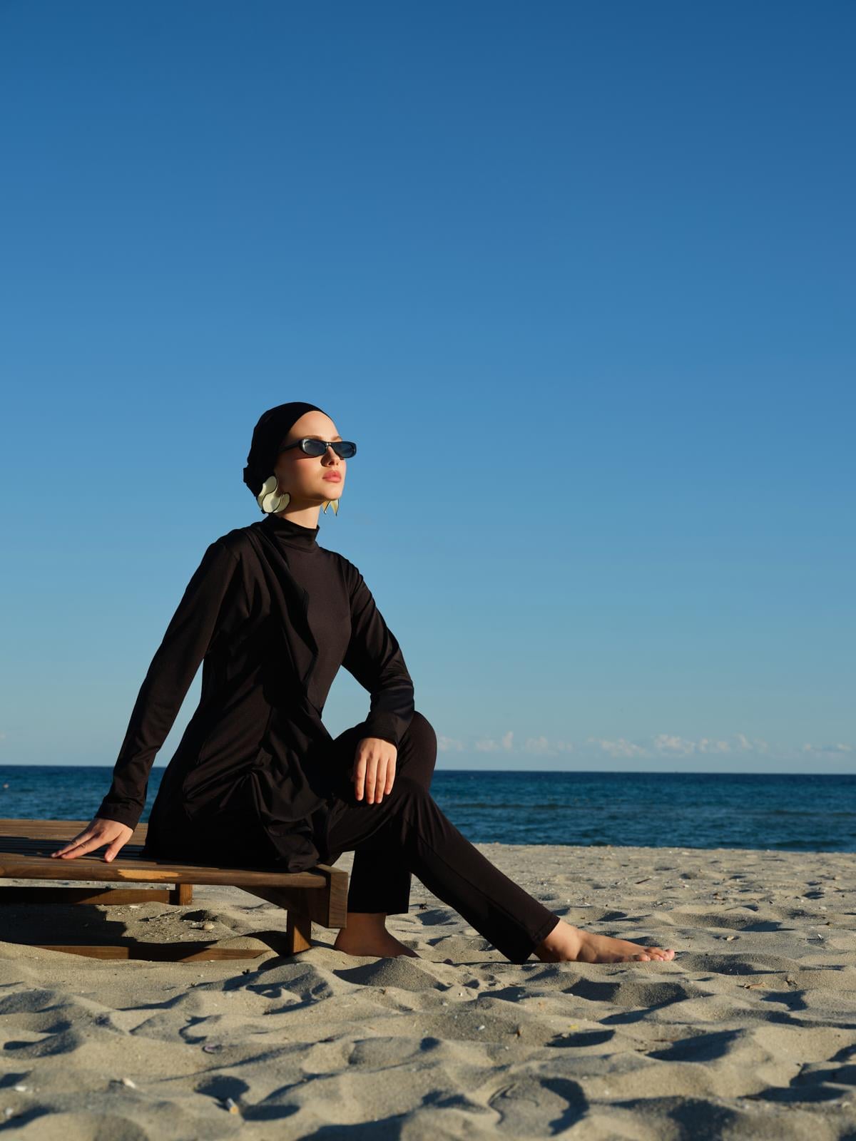 Tek Taraflı Volanlı Tessettür Mayo