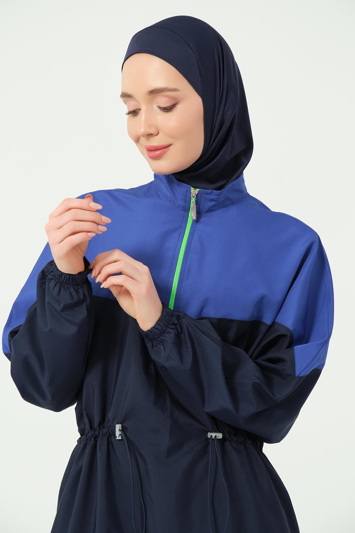 Vigor Oversize Uzun Tesettür Mayo Saks