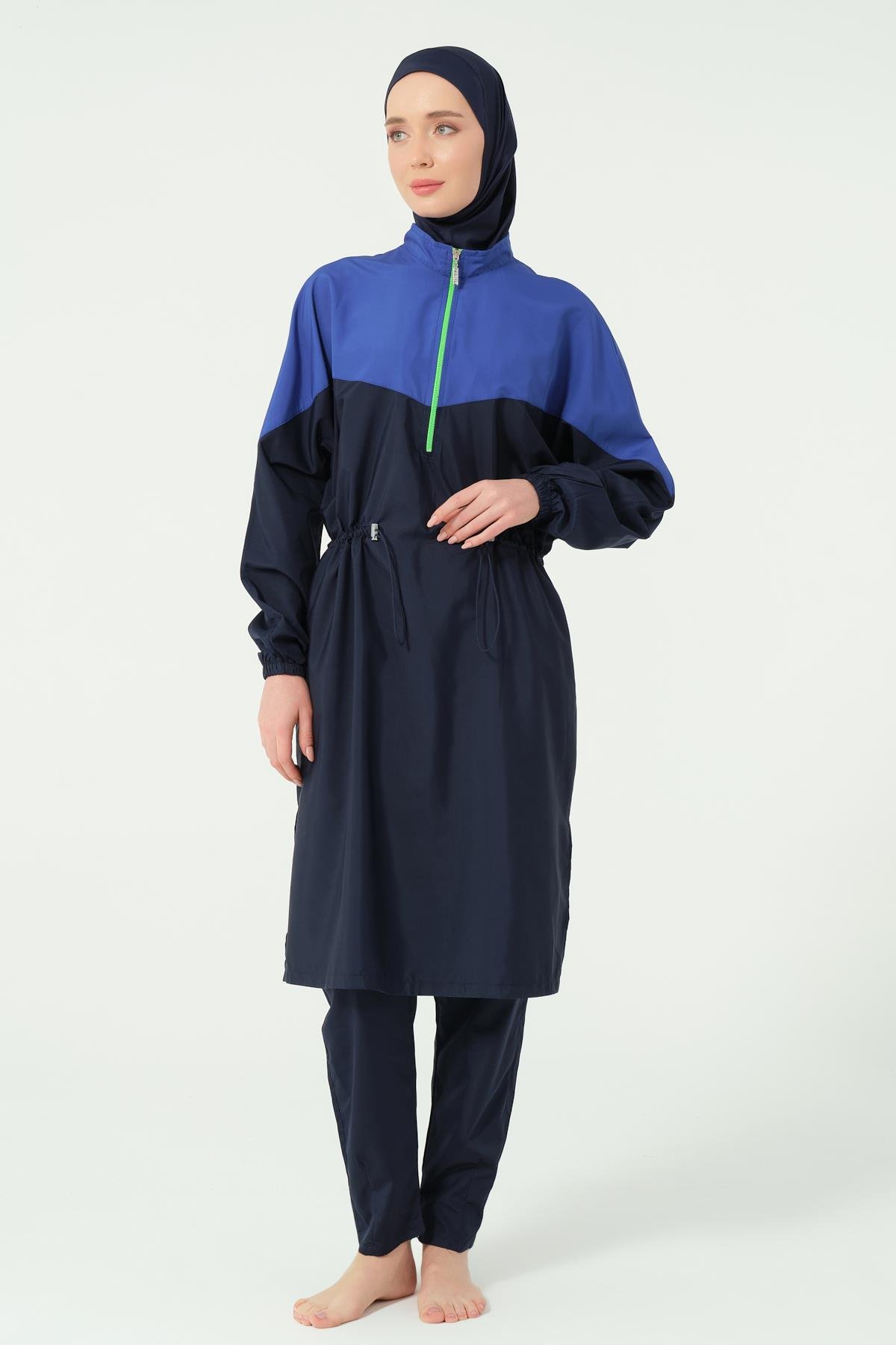 Vigor Oversize Uzun Tesettür Mayo Saks