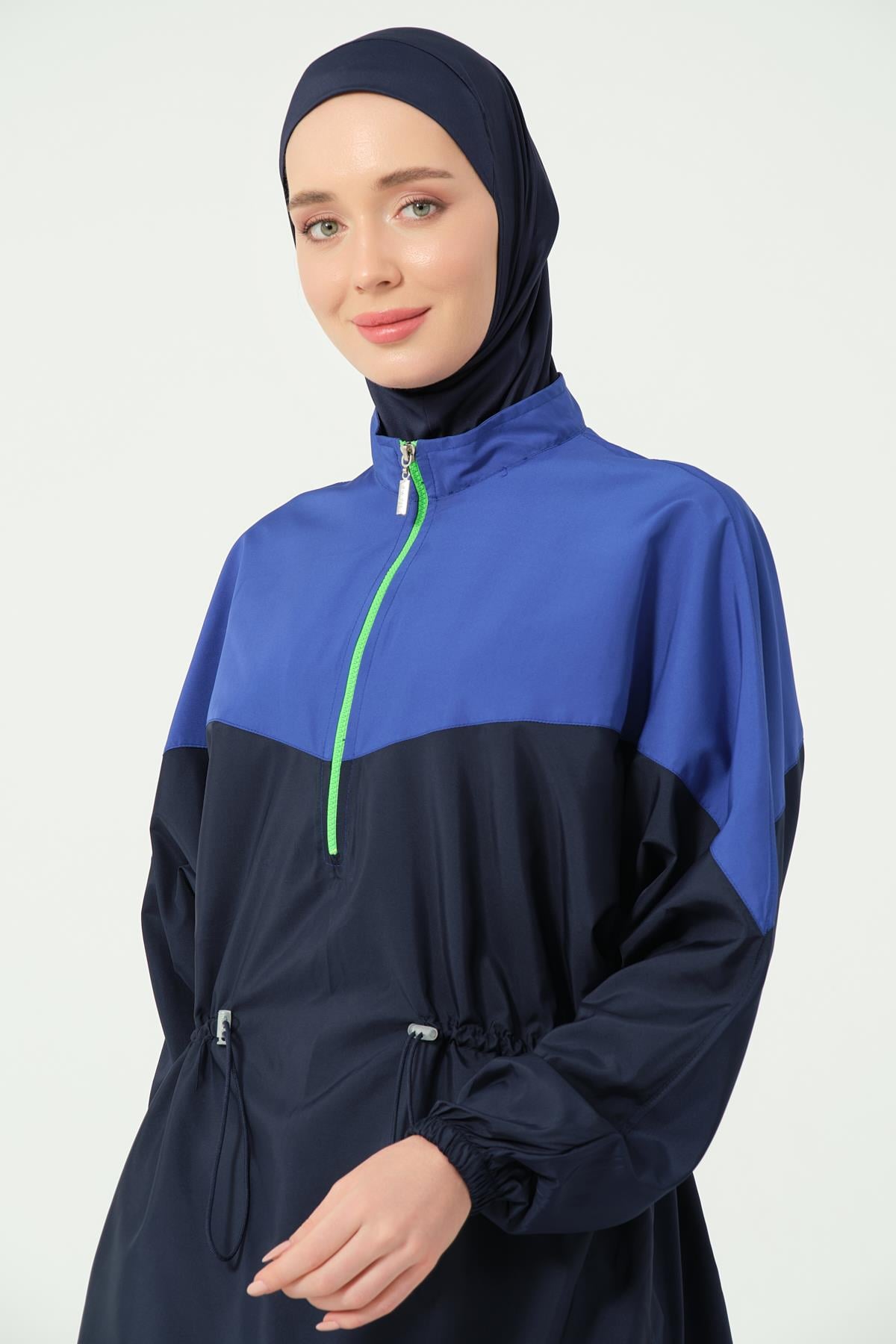 Vigor Oversize Uzun Tesettür Mayo Saks