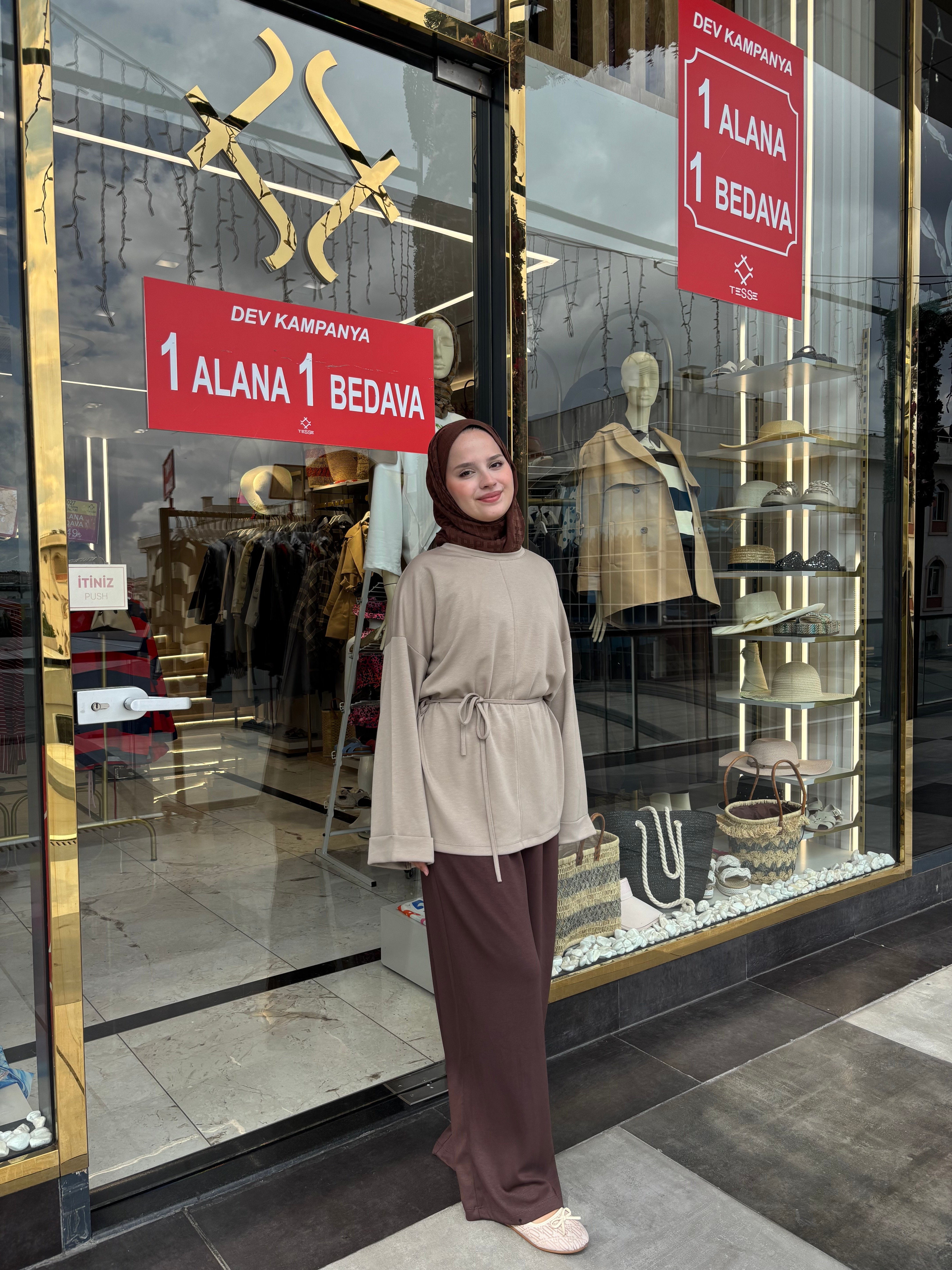 VİZON SWEETSHIRT