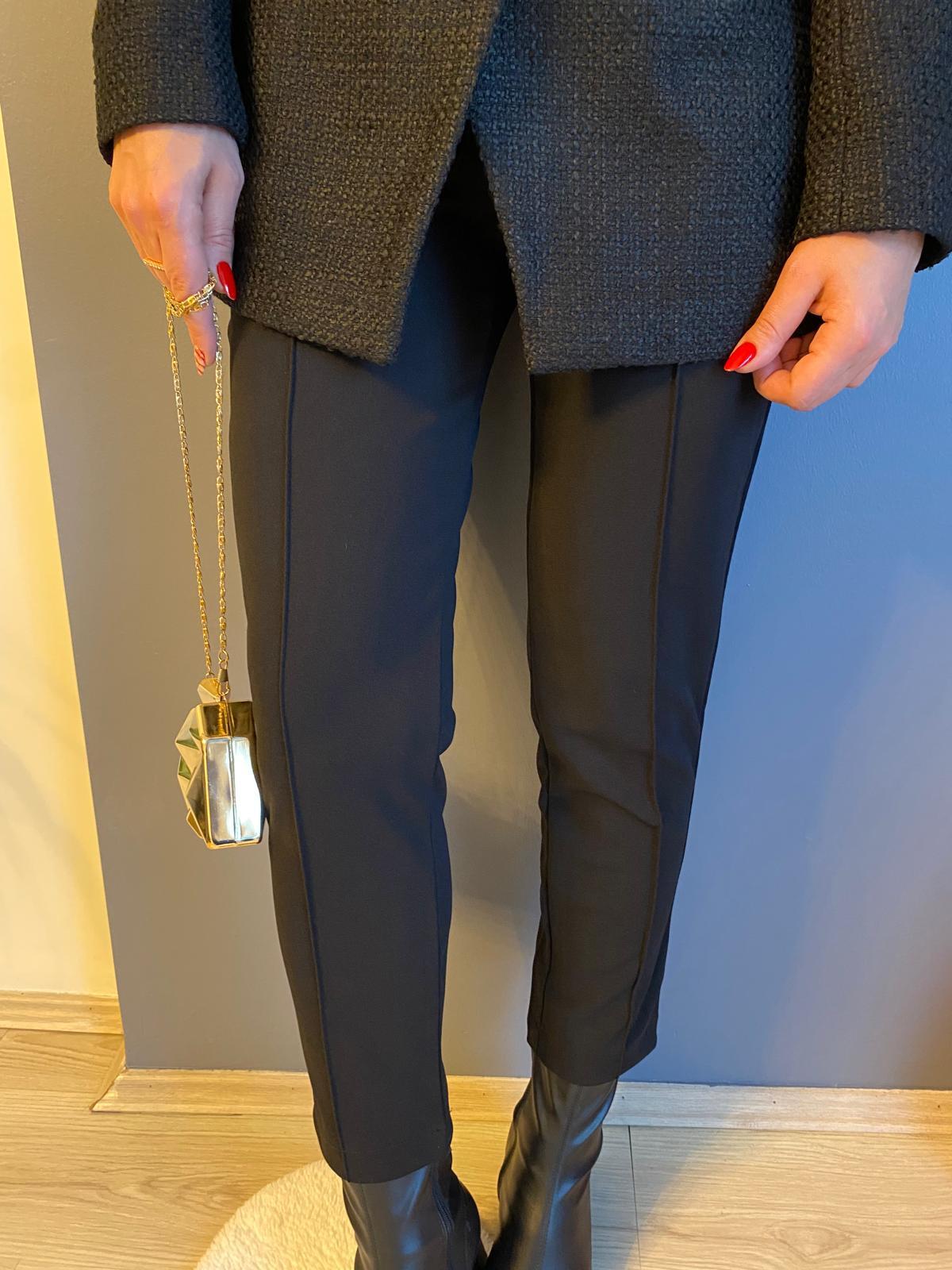 BEL  LASTİKLİ HAVUÇ PANTALON