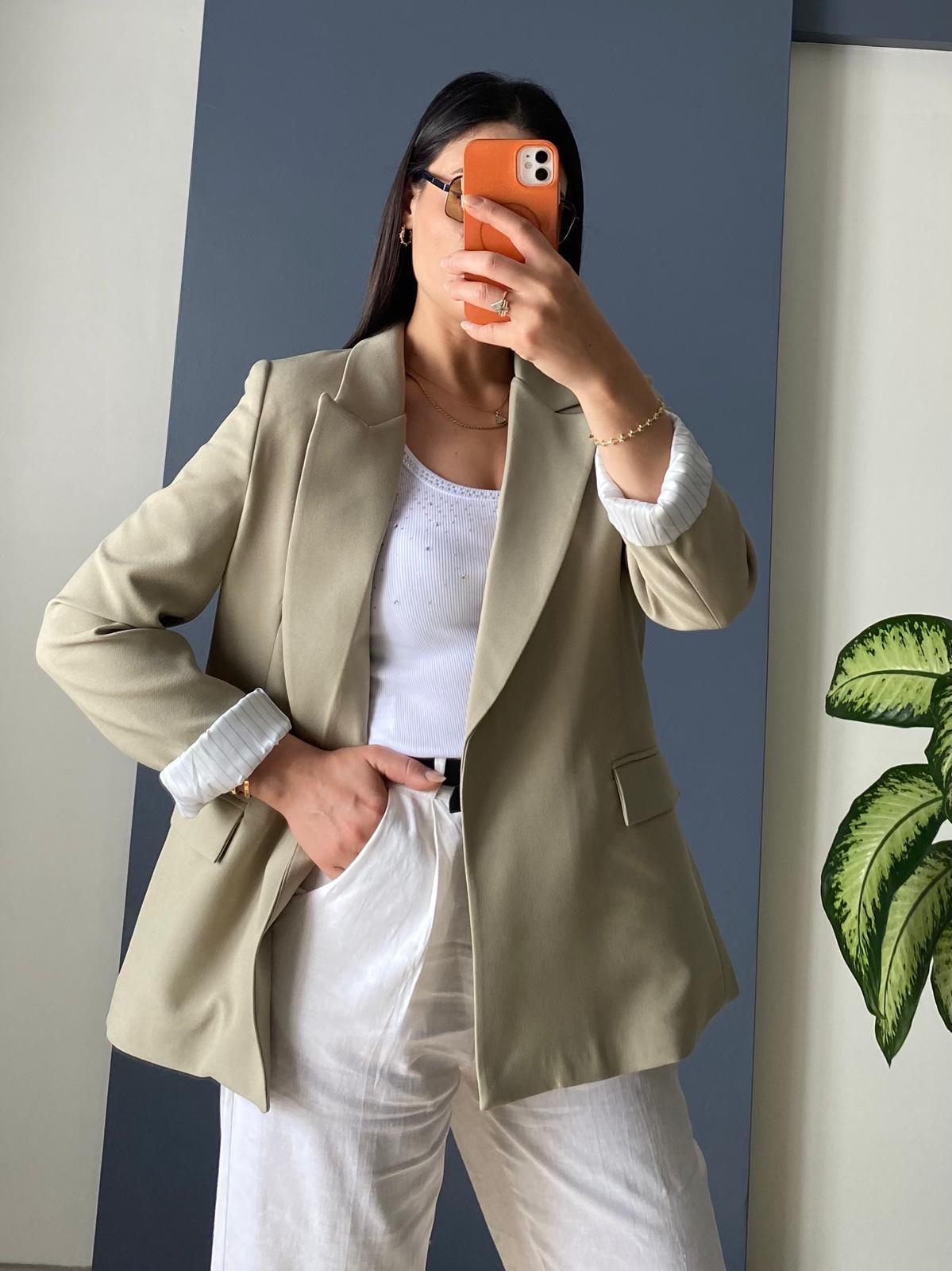 ÇAĞLA YEŞİLİ BLAZER CEKET