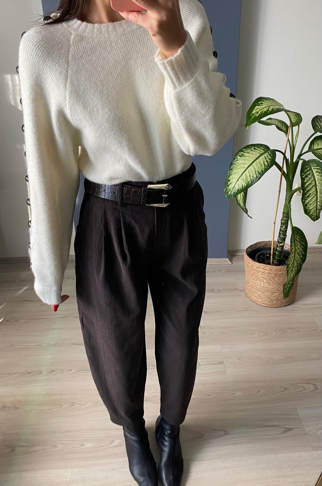 KADİFE HAVUÇ PANTALON-KAHVE
