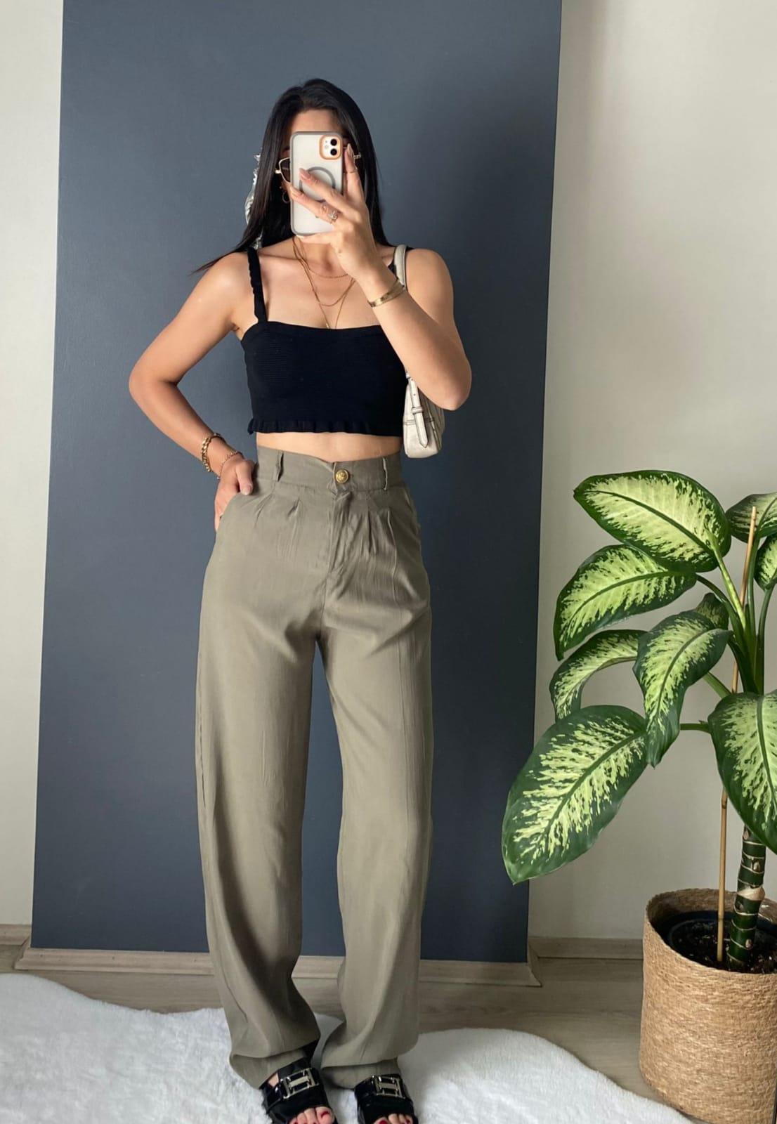 MASSİİMO DUTTİ HAKİ PALAZZO PANTALON