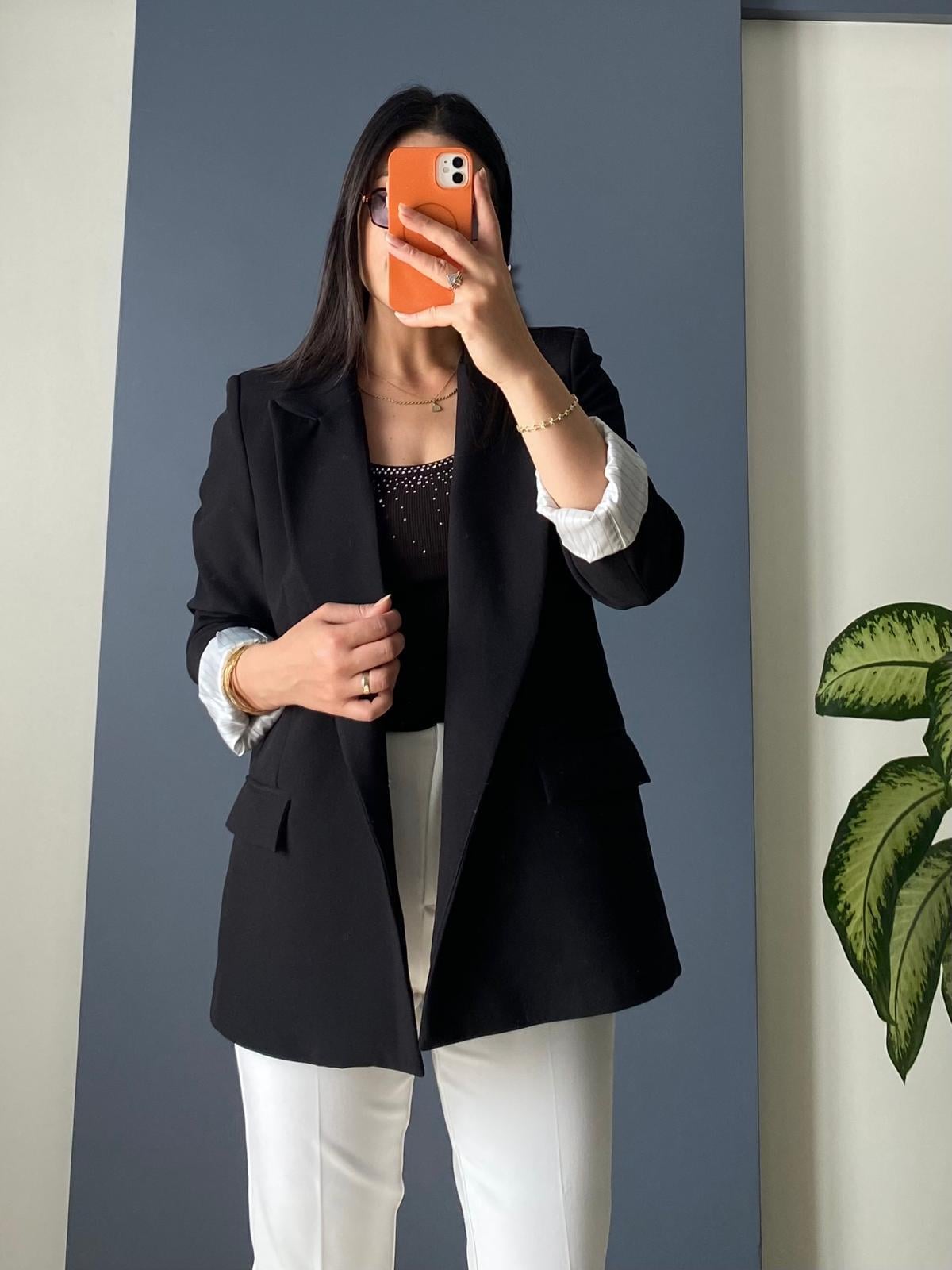 SİYAH BLAZER CEKET