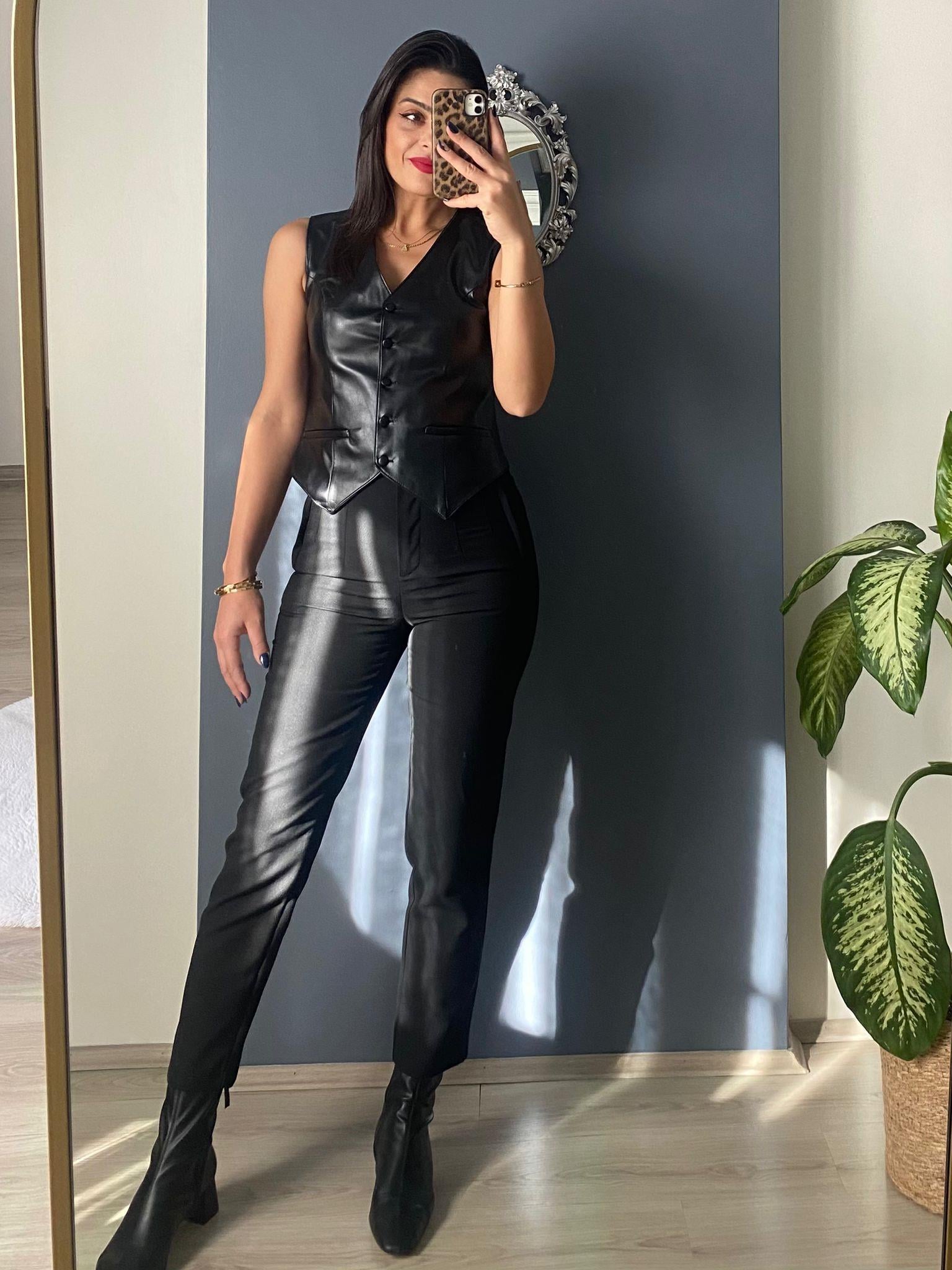 SİYAH KUMAŞ PANTALON