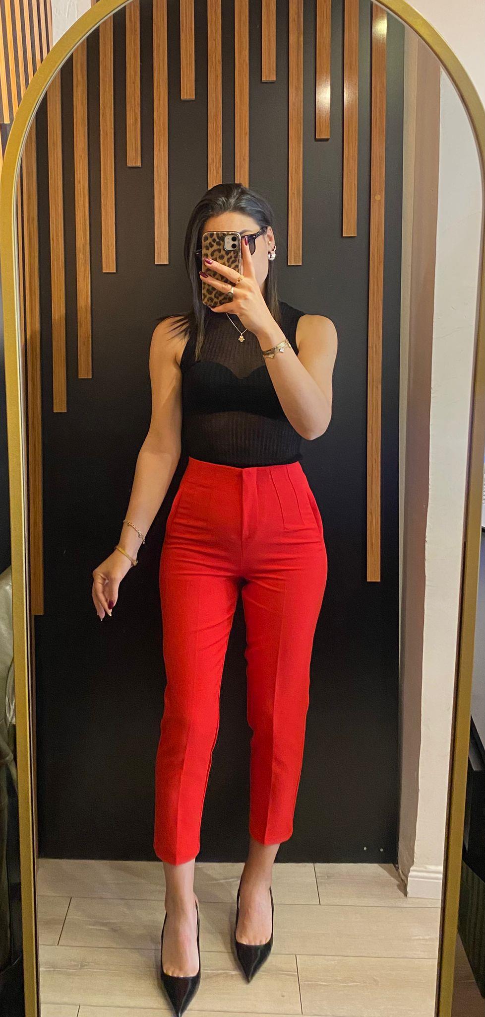 ZARA MODEL KUMAŞ PANTALON