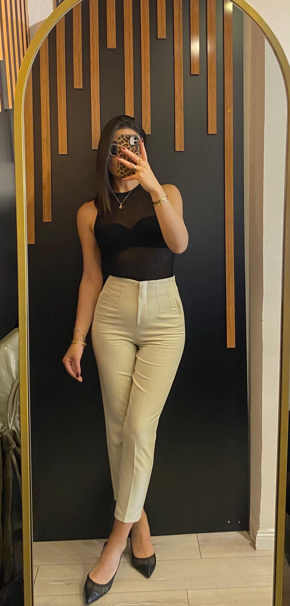 ZARA MODEL KUMAŞ PANTALON