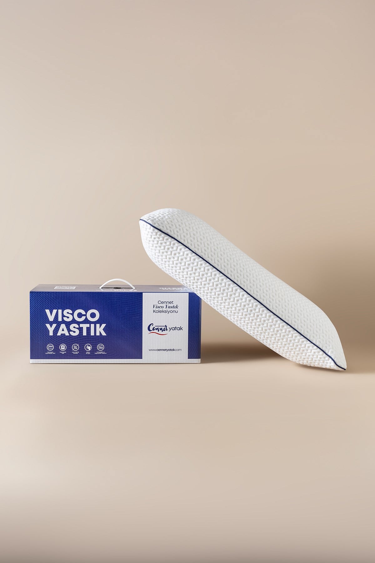 Cennet Yatak 2 Adet Air Comfort Boyun Baş Dengeli Basınç Dağıtım Visco Yastığı