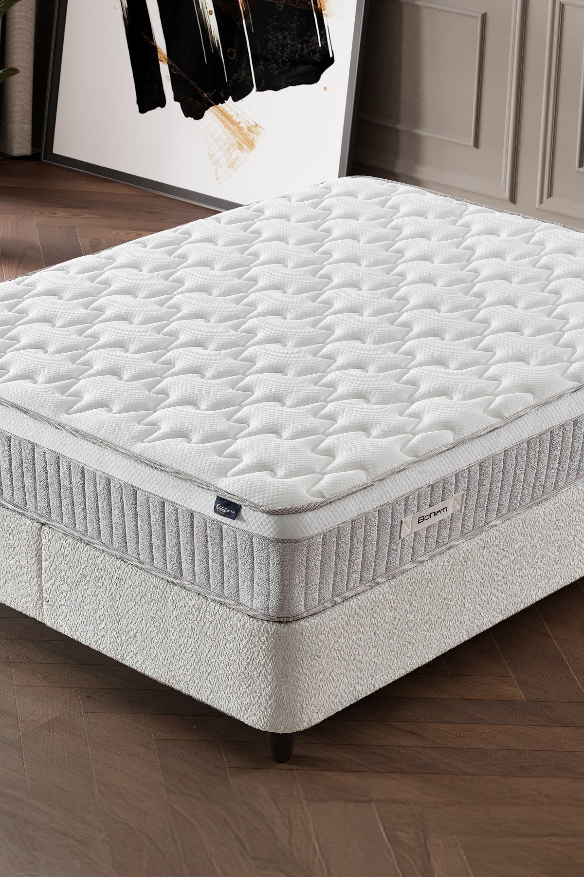 Cennet Yatak Bohem Plus Ortopedik Çift Kişilik Yatak – Destek Süngeri ve Thermofelt Teknolojisi