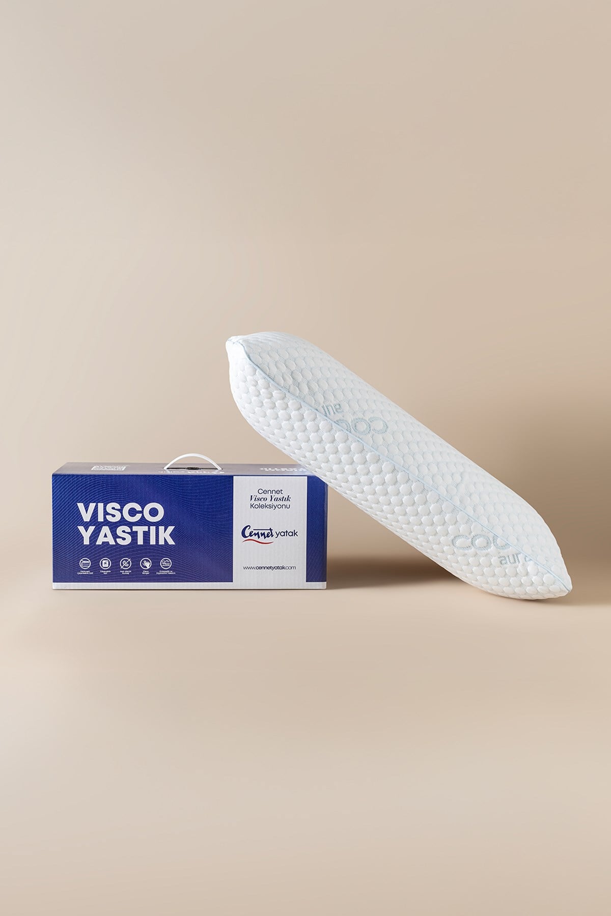 Cennet Yatak Cool Aura Yumuşak Dokulu Soğutucu Visco Yastık