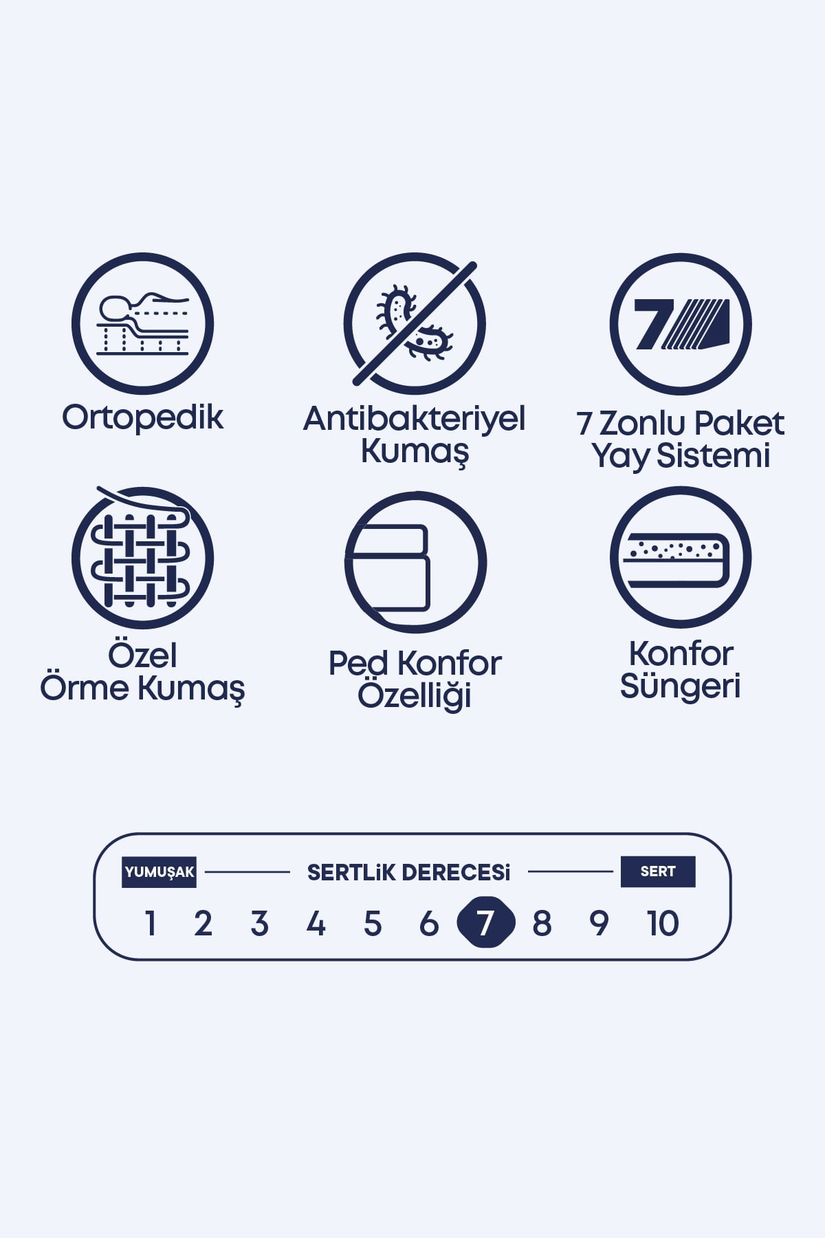 Cennet Yatak Form Extra Pedli Yaylı Yatak – Vücut Destekli Uyku Teknolojisi