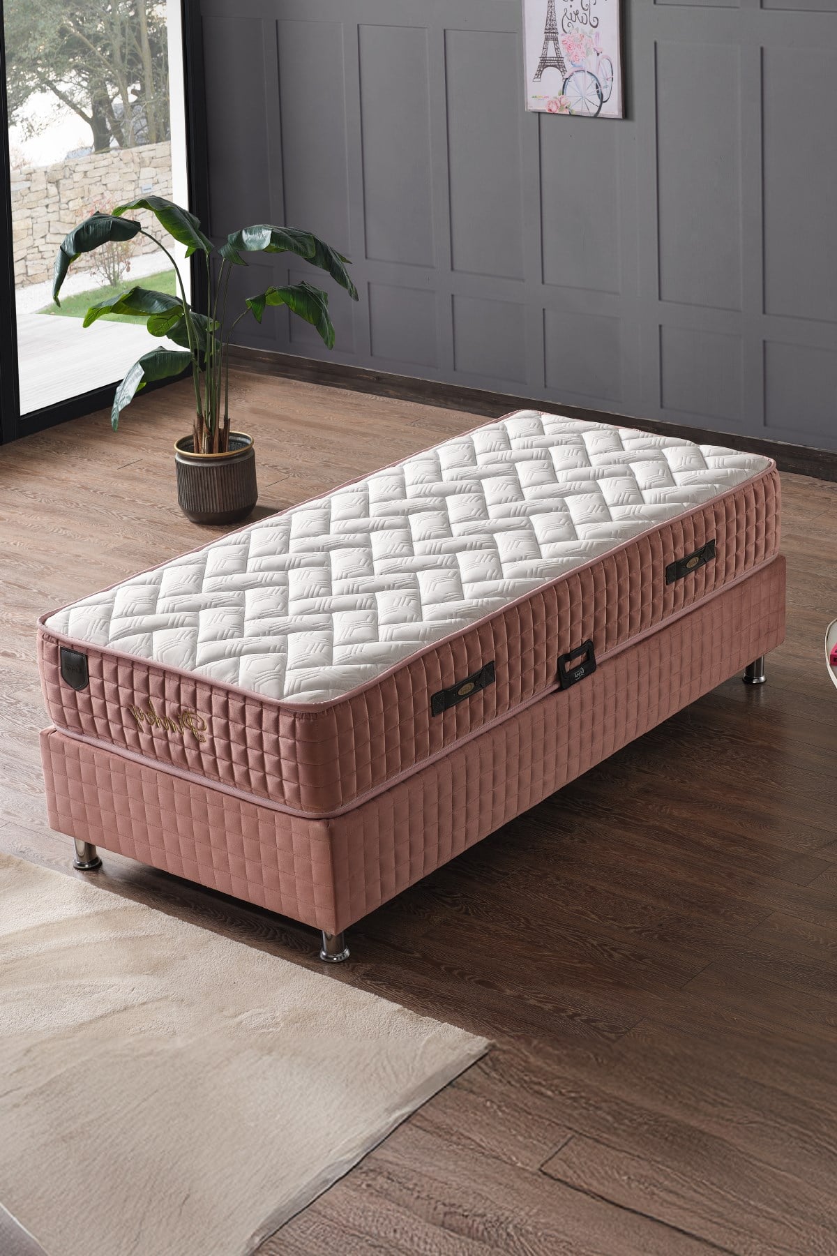 Cennet Yatak Pink Soft Ortopedik Yatak – Genç Kız Odalarına Uyumlu Şık ve Fonksiyonel Seçim